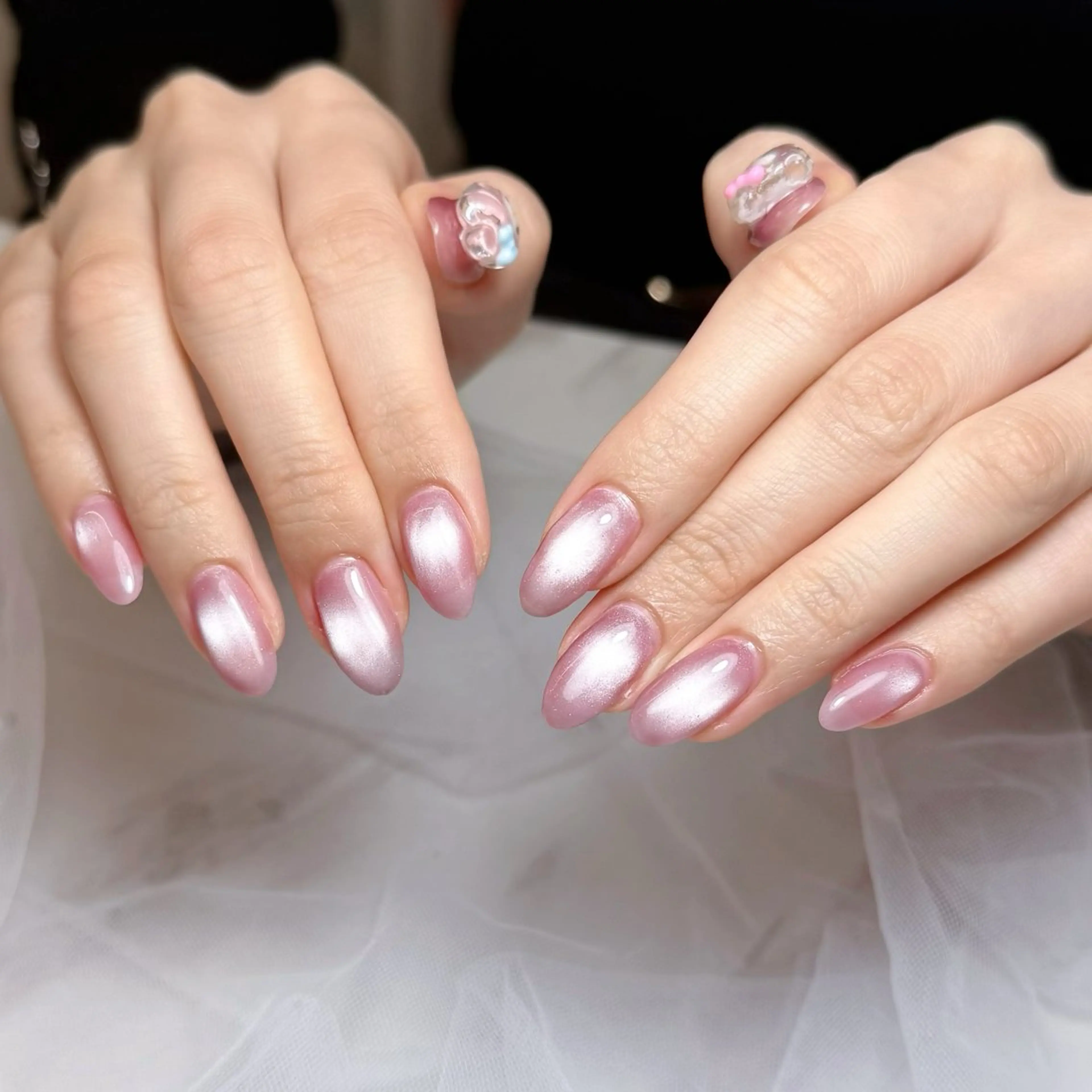 ネイル ハンドネイル mau🩵nail 堺筋本町｜心斎橋のネイルデザイン