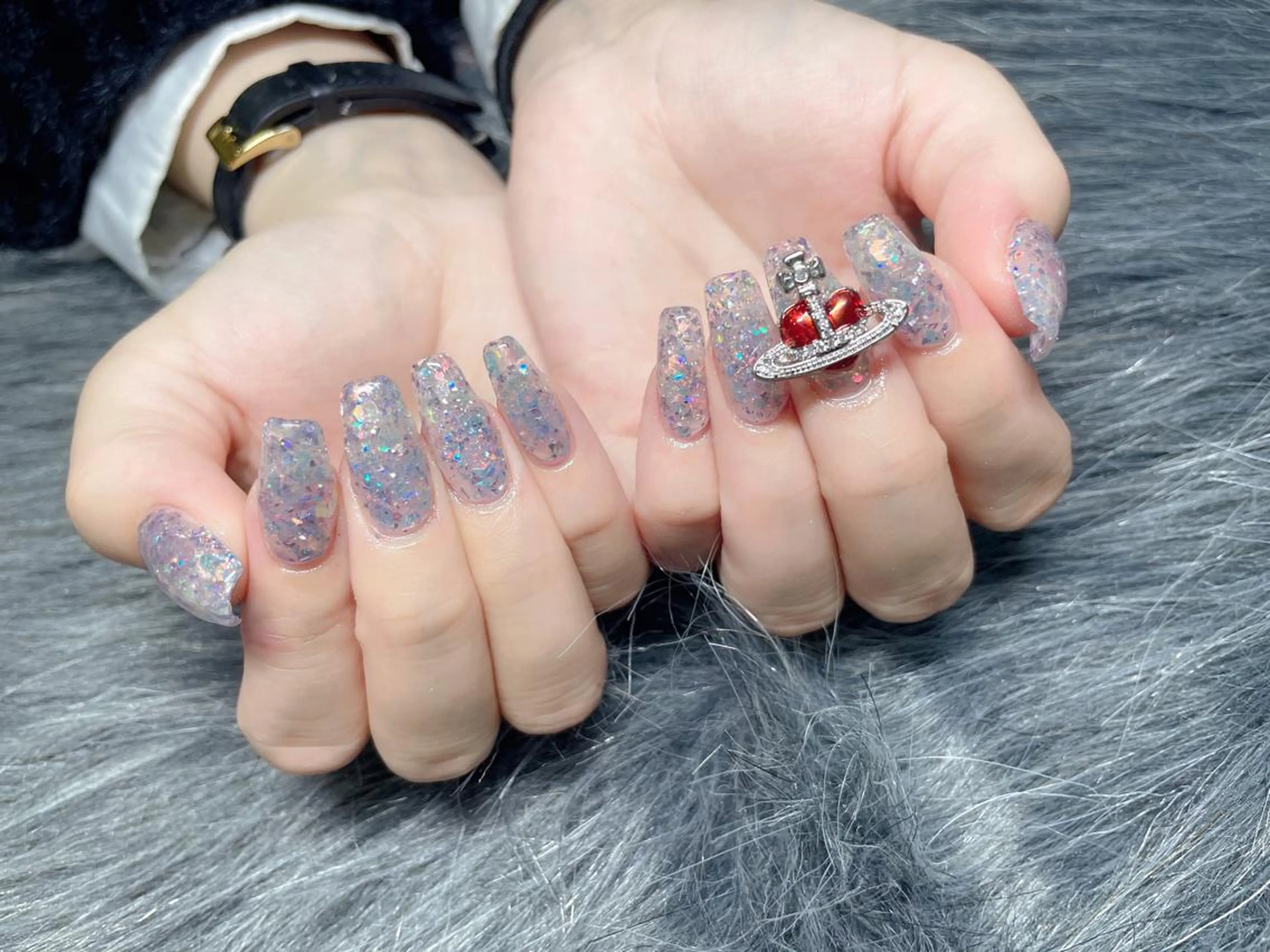 ミディアム ネイル 《LB》ラブリエ Nail&eyeのマツエク・マツパデザイン