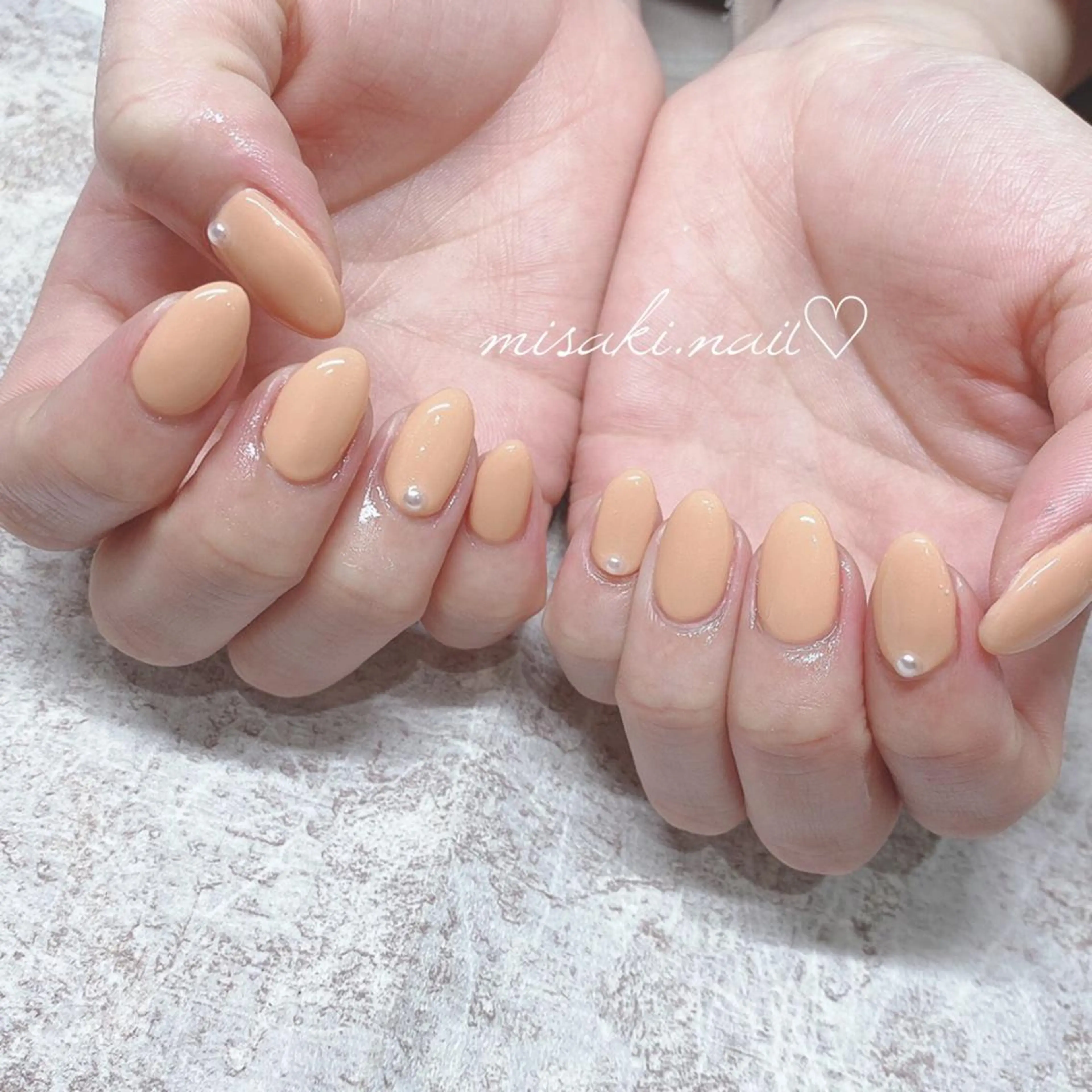 ネイル 韓国ネイル ワンホンネイル ハンドネイル nailsalon miinailsのネイルデザイン