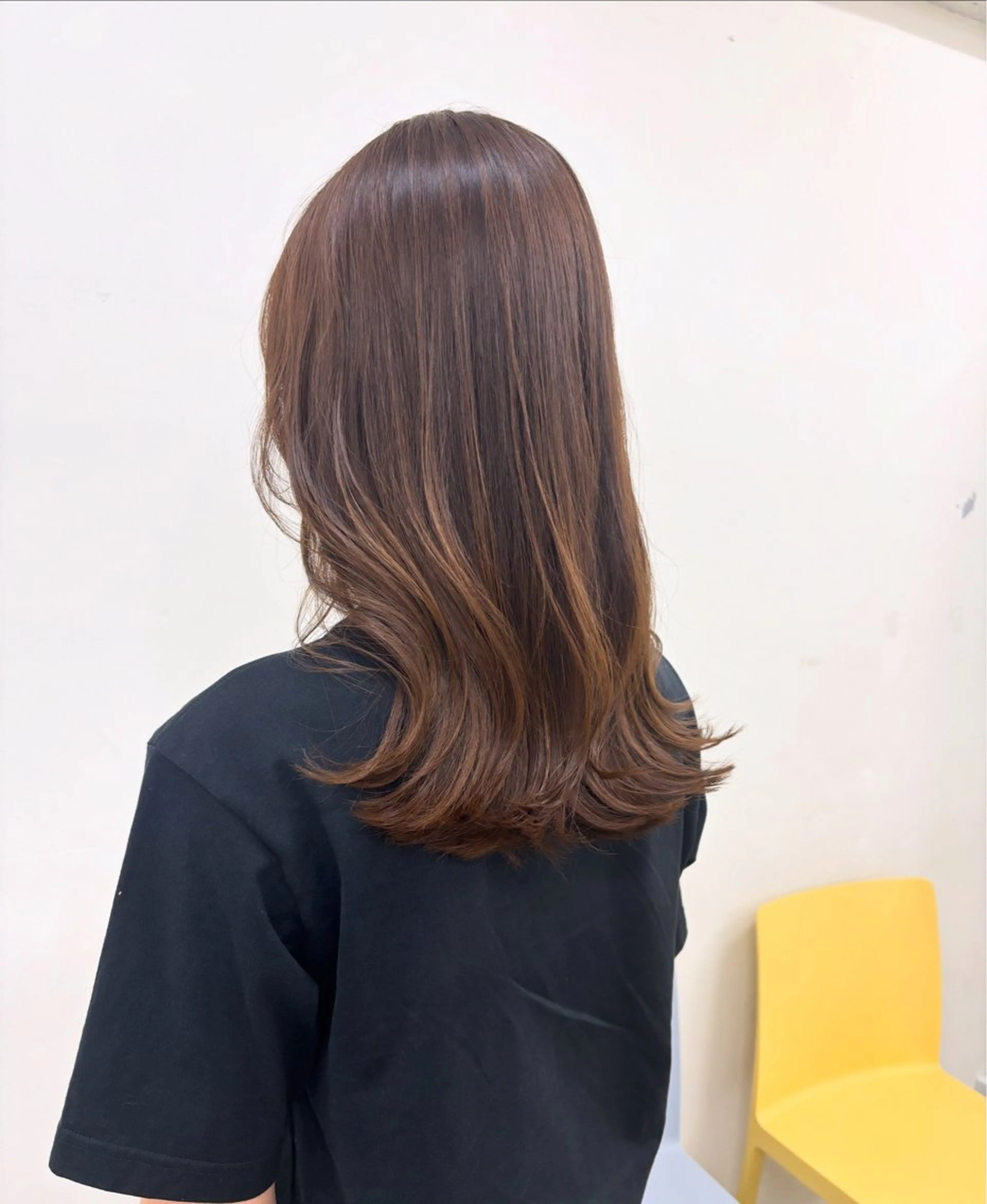 ミディアム カラー カット ヘアカラー トリートメント 似合わせ美髪ヘア✨ 天王寺．阿倍野🌈のヘアスタイル