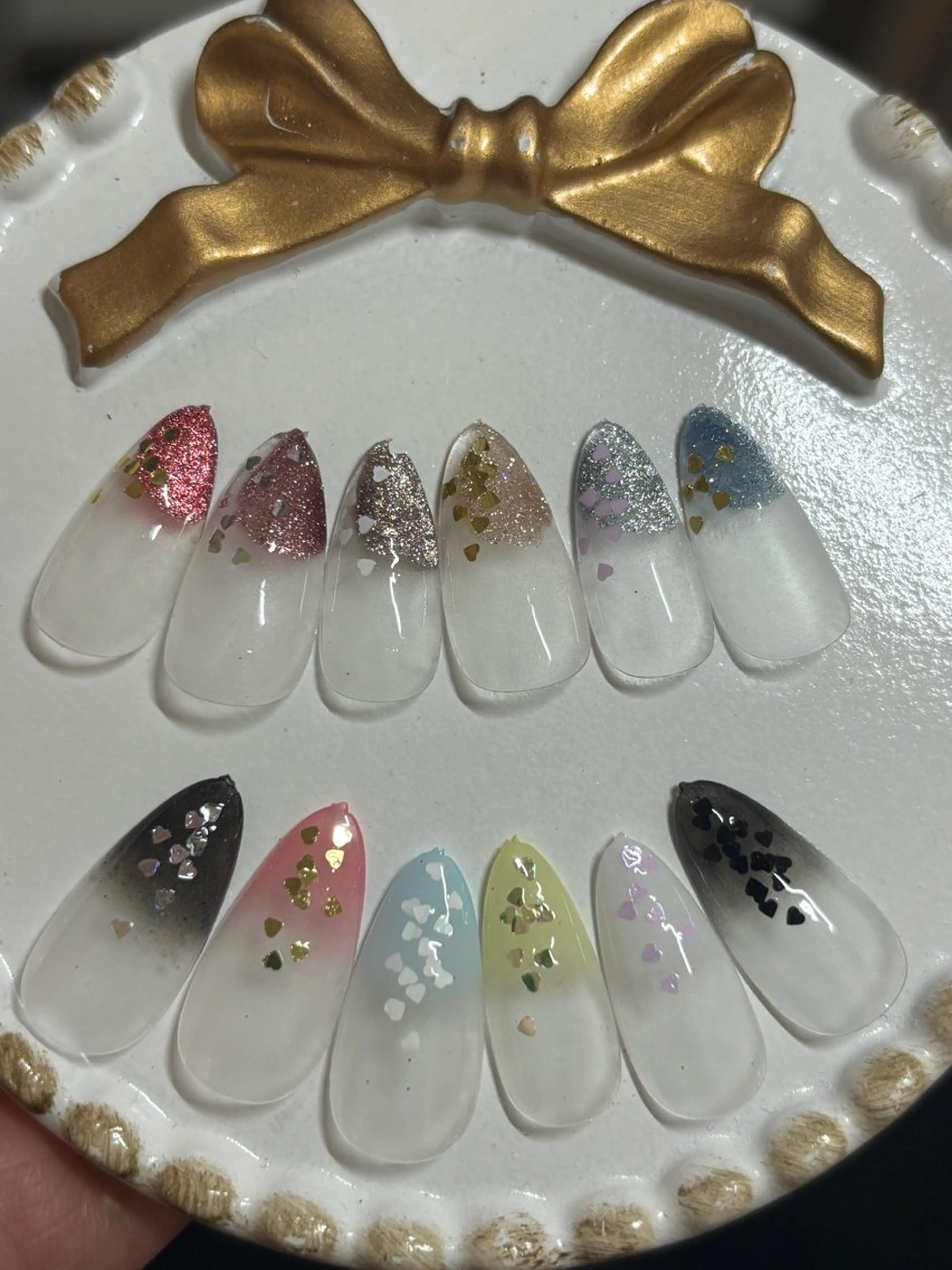 ネイル 三本 綾奈のネイルデザイン