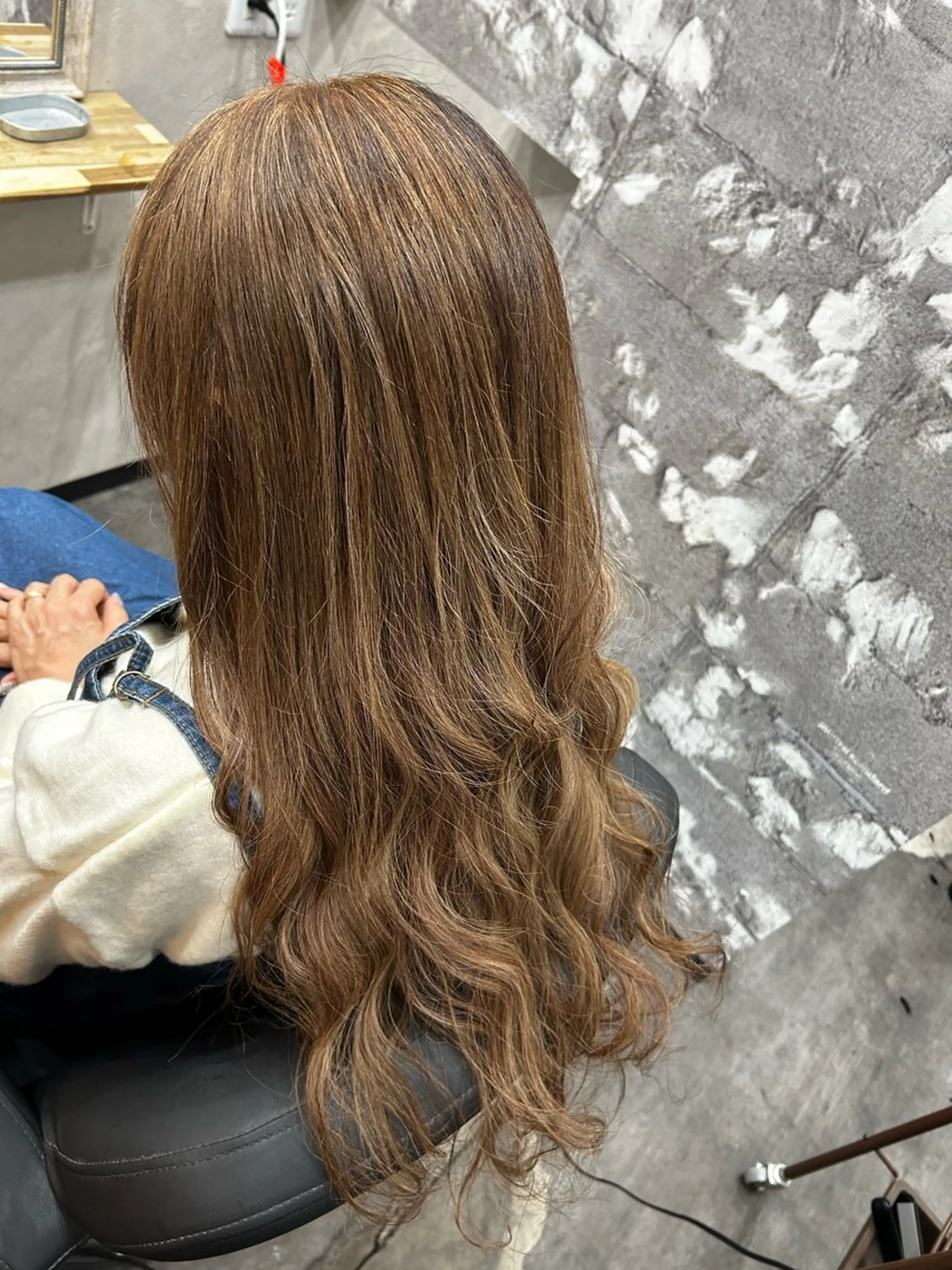 ロング カラー ハイライトカラー ハイライト Seaツイスト/ ユウガのヘアスタイル