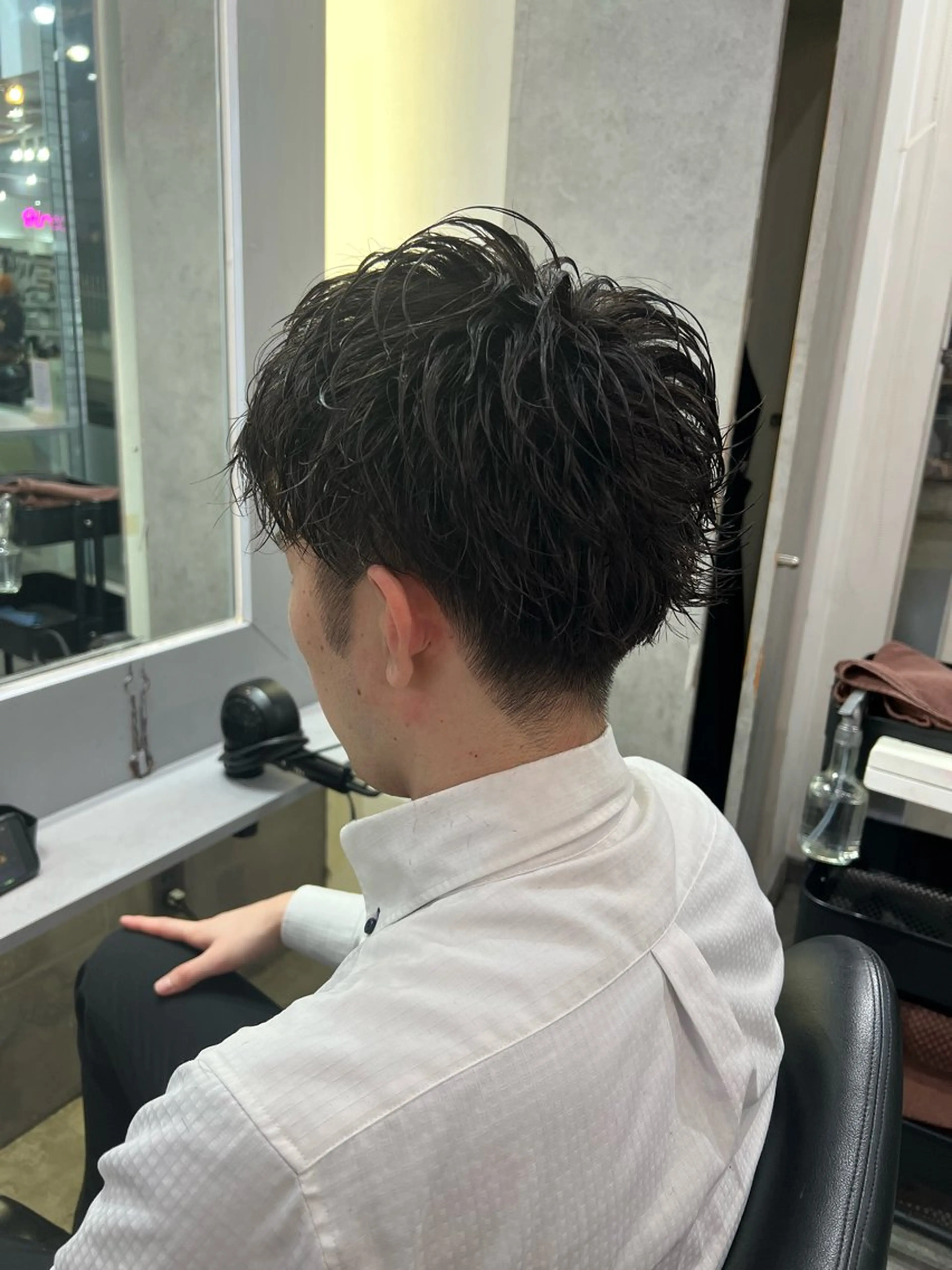 メンズ スパイキー/韓国 パーマ/メンズ/直輝のヘアスタイル