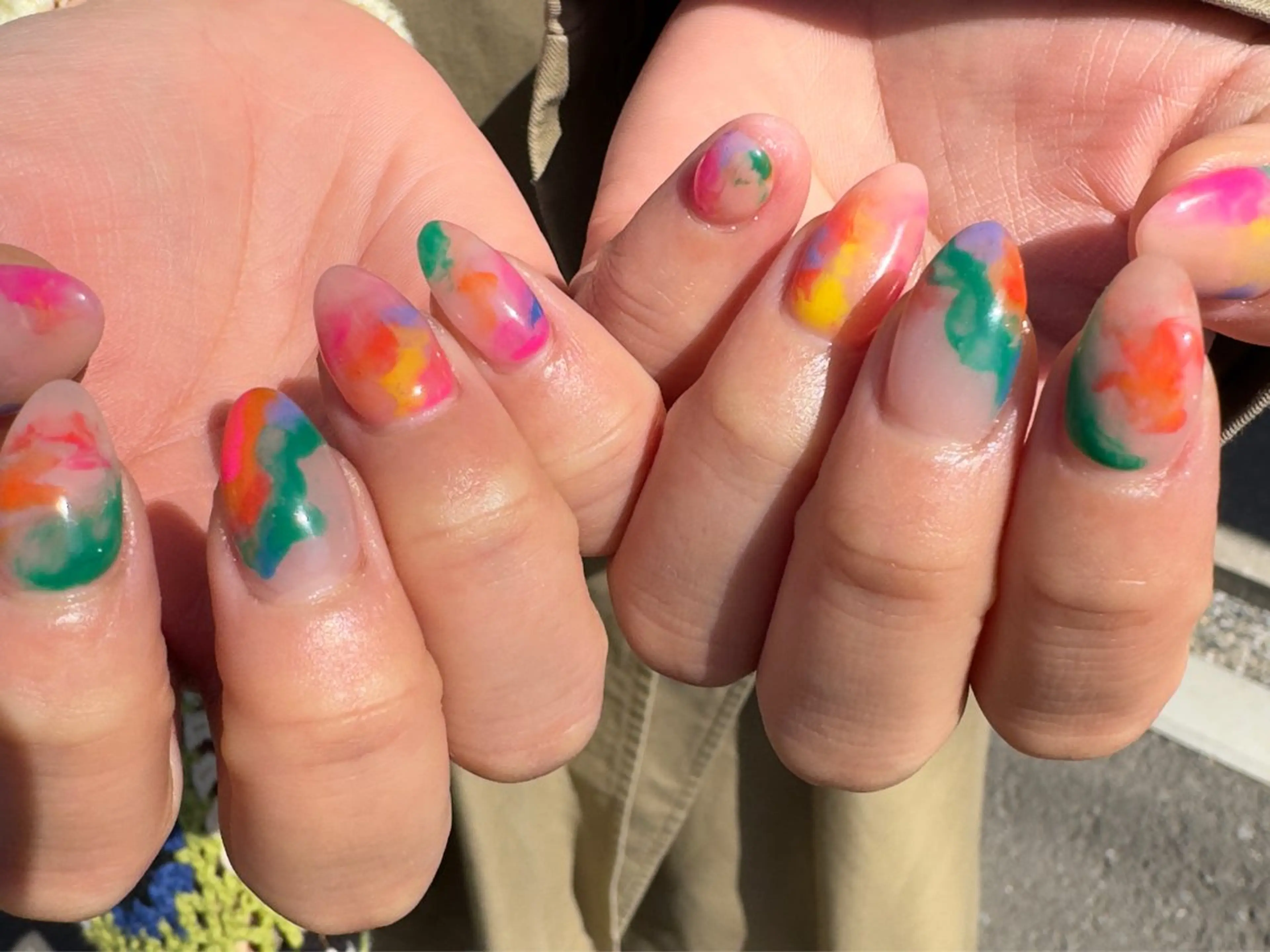 ネイル アートネイル フレンチネイル 韓国ネイル マグネットネイル 持ち込み MH_ Nailのネイルデザイン