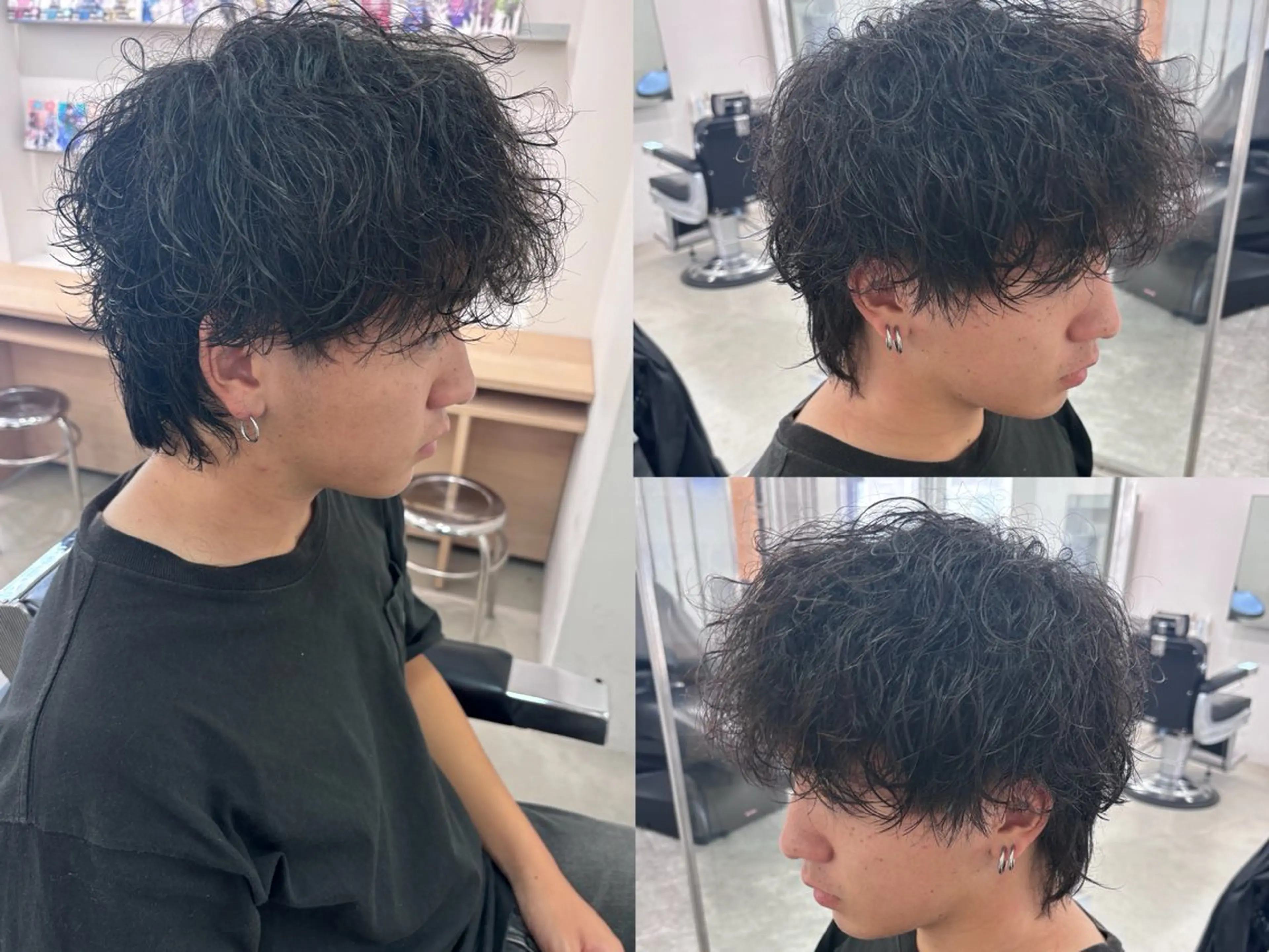 パーマ メンズ カット パーマ ヘッドスパ 土岐 仁/メンズ専門 パーマ特化美容師🔥のヘアスタイル