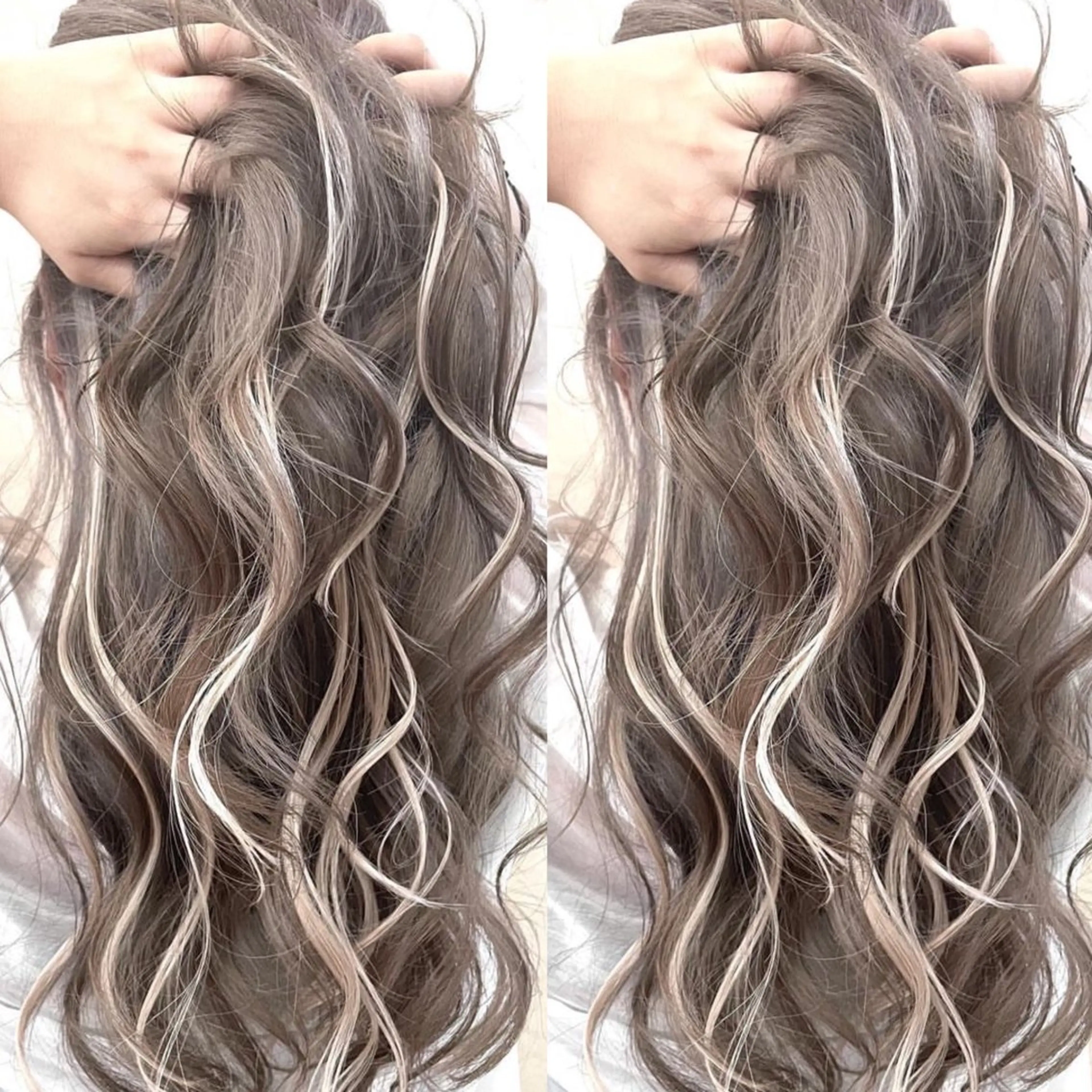 ロング シールエクステ エクステ ハイライト 髪質改善 ヨシンモリ 🪽NANA🪽 /完全個室サロン💎のマツエク・マツパデザイン