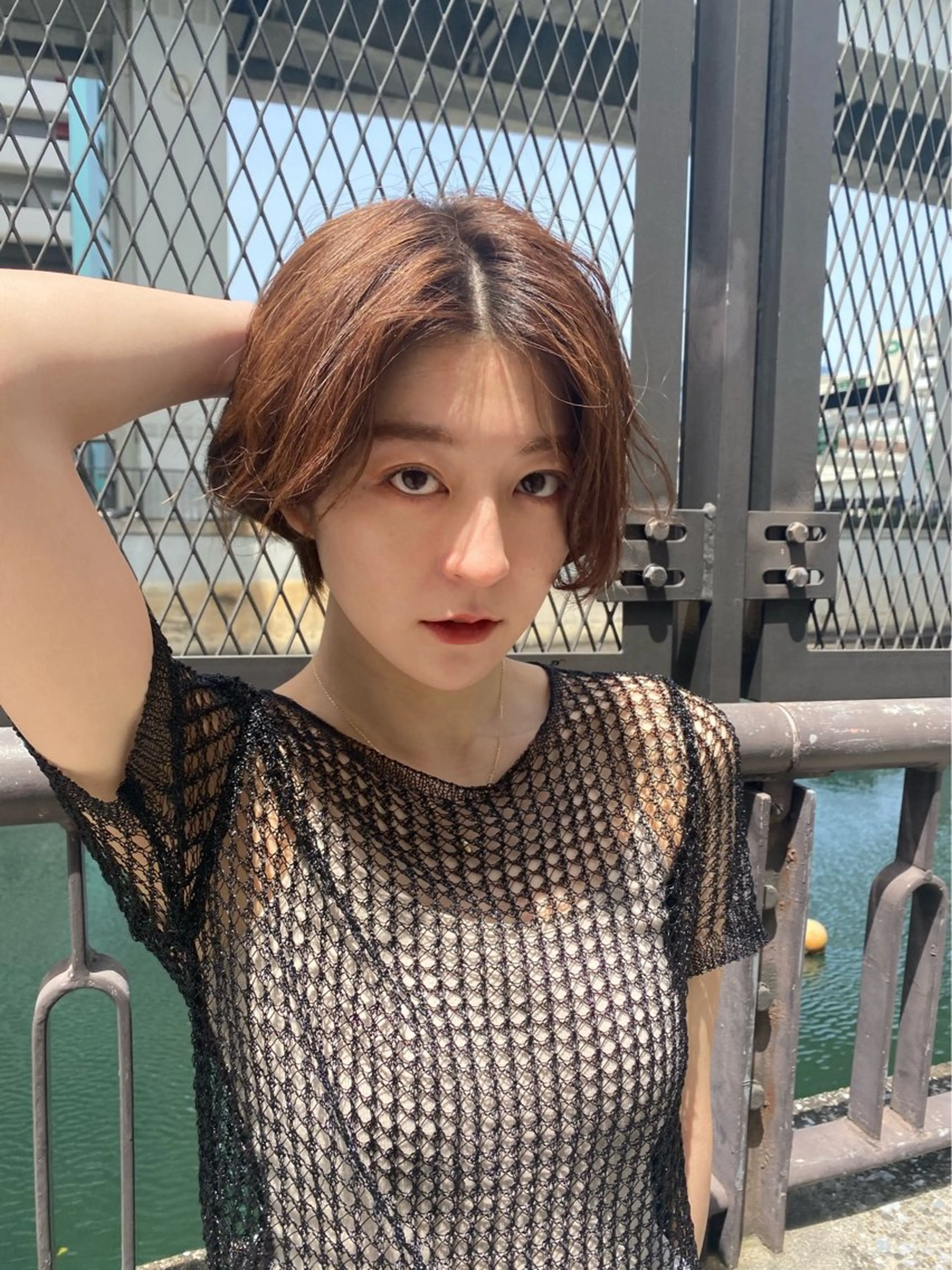 ミディアム 横浜カラー/パーマ/ SAKI💫のヘアスタイル