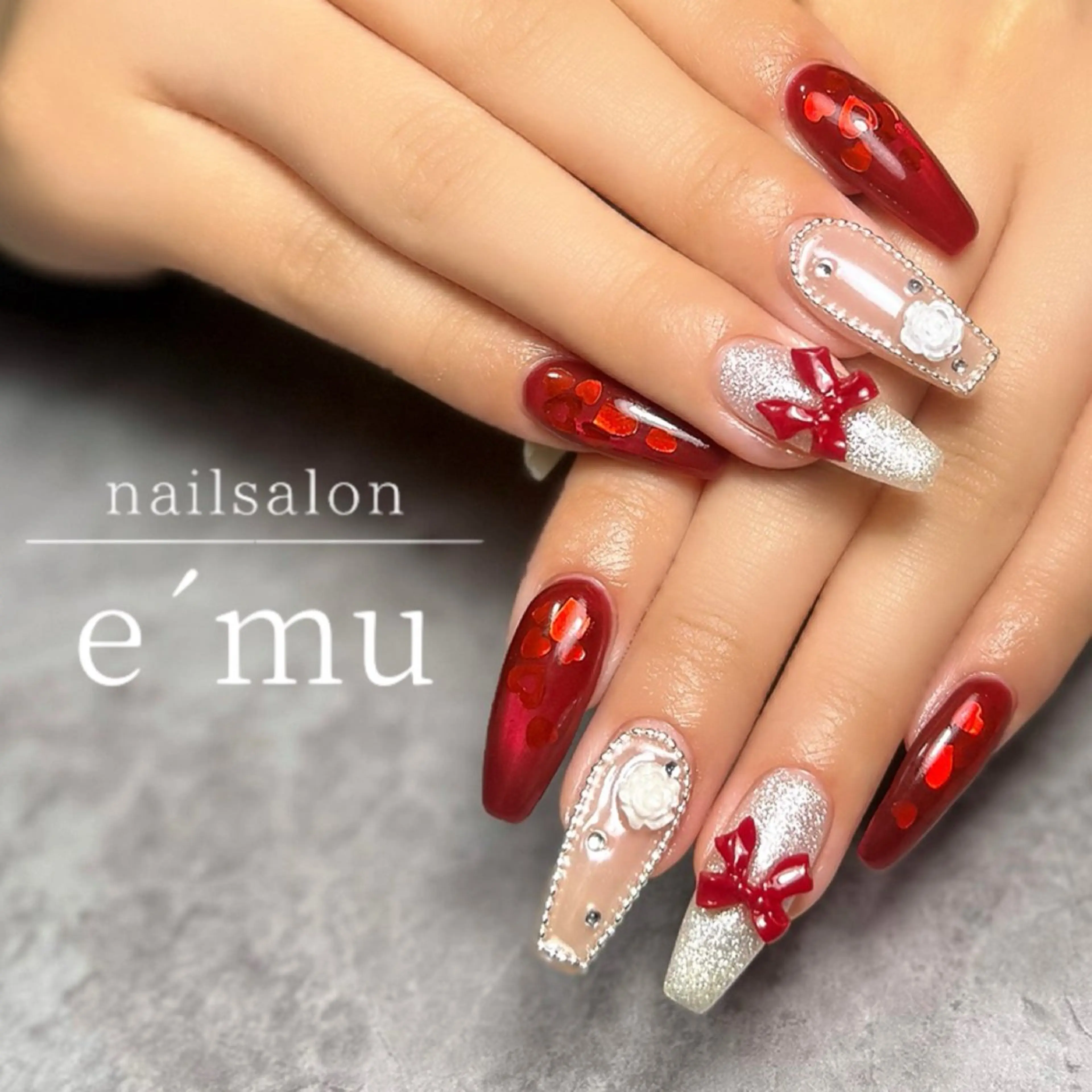 ネイル ハンドネイル nailsalon e´muのネイルデザイン