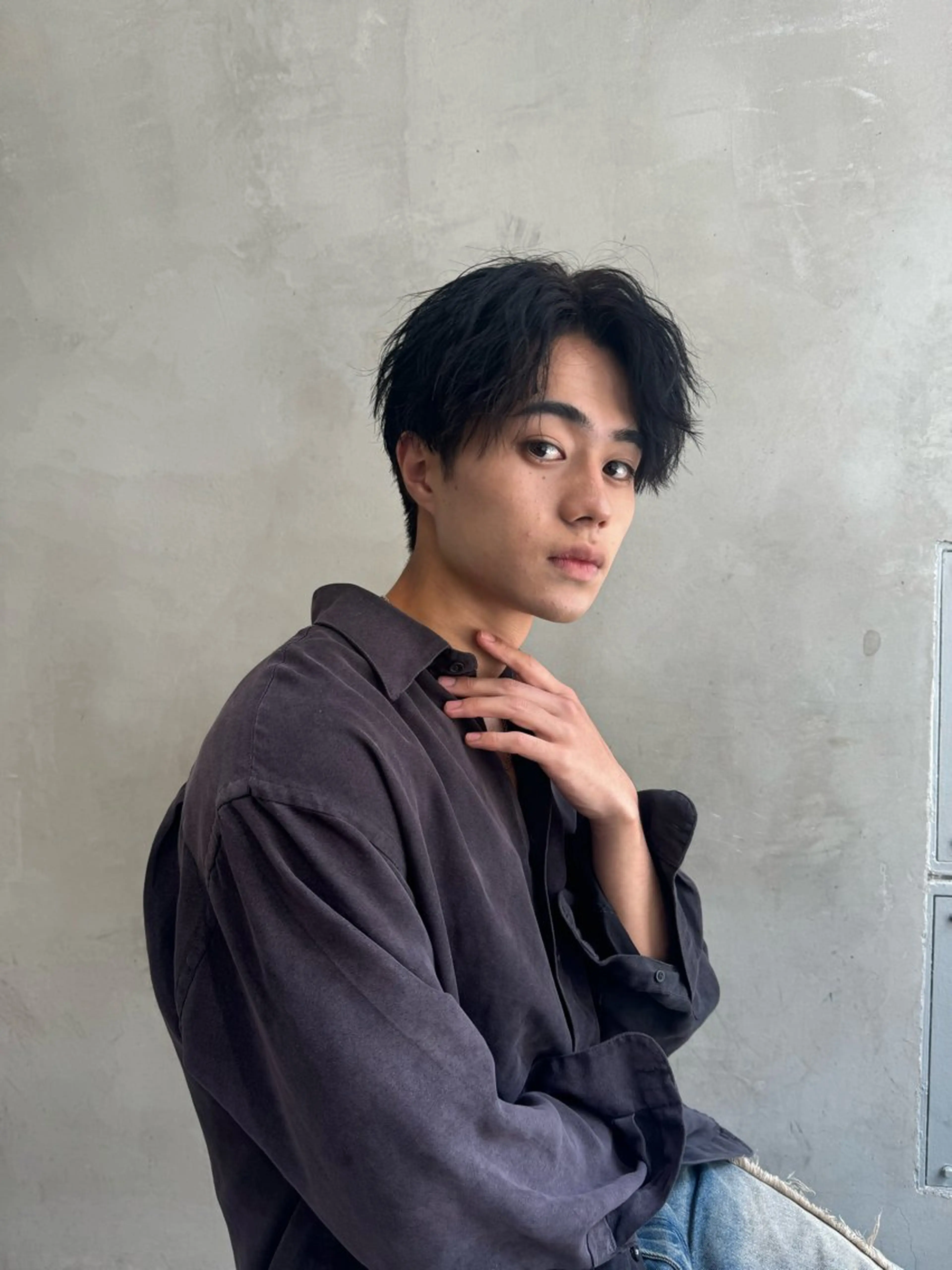 ショート メンズ 盛れるレイヤー× ウルフMari🪽のヘアスタイル