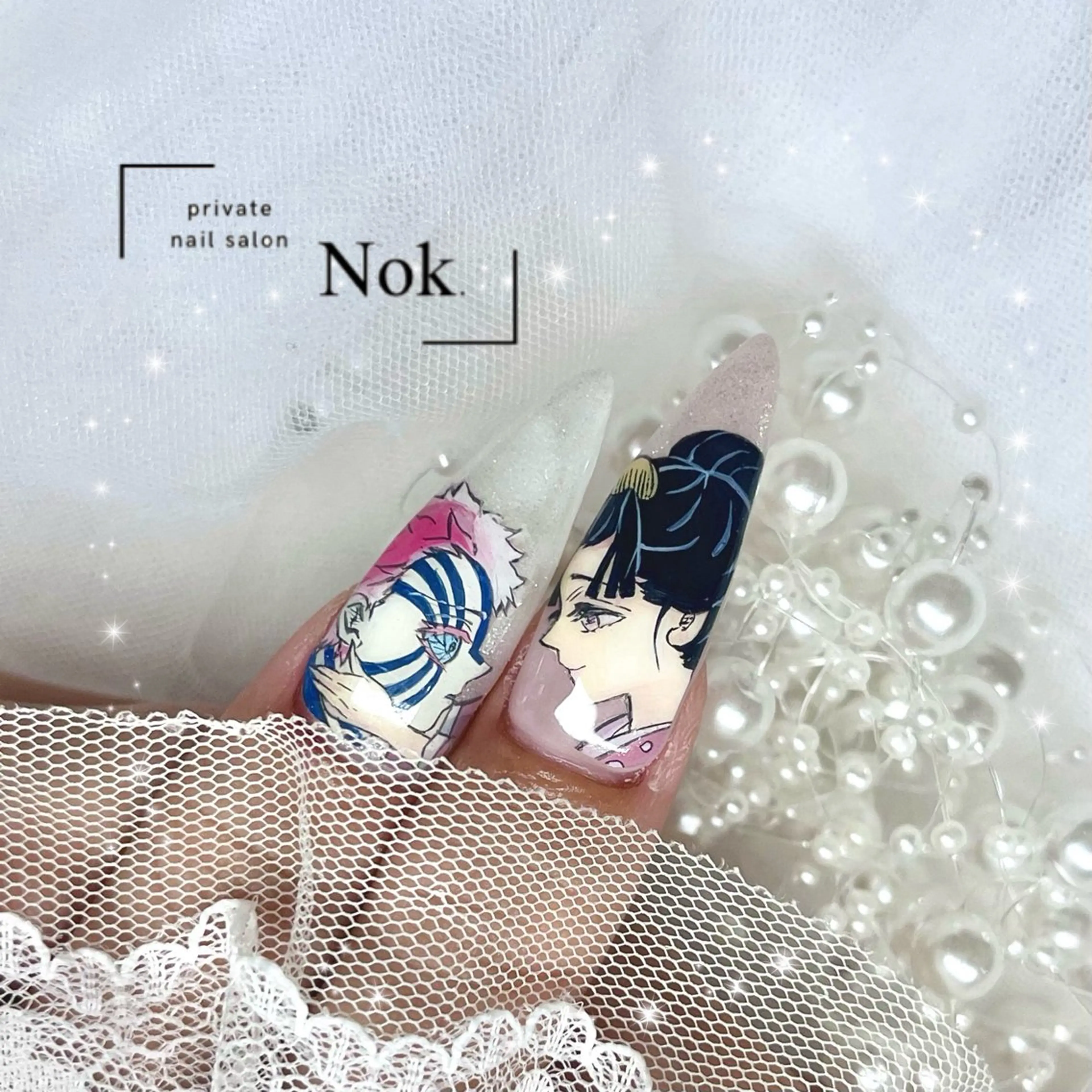 ネイル ハンドネイル 池袋痛ネイル Nok. 渡辺のネイルデザイン