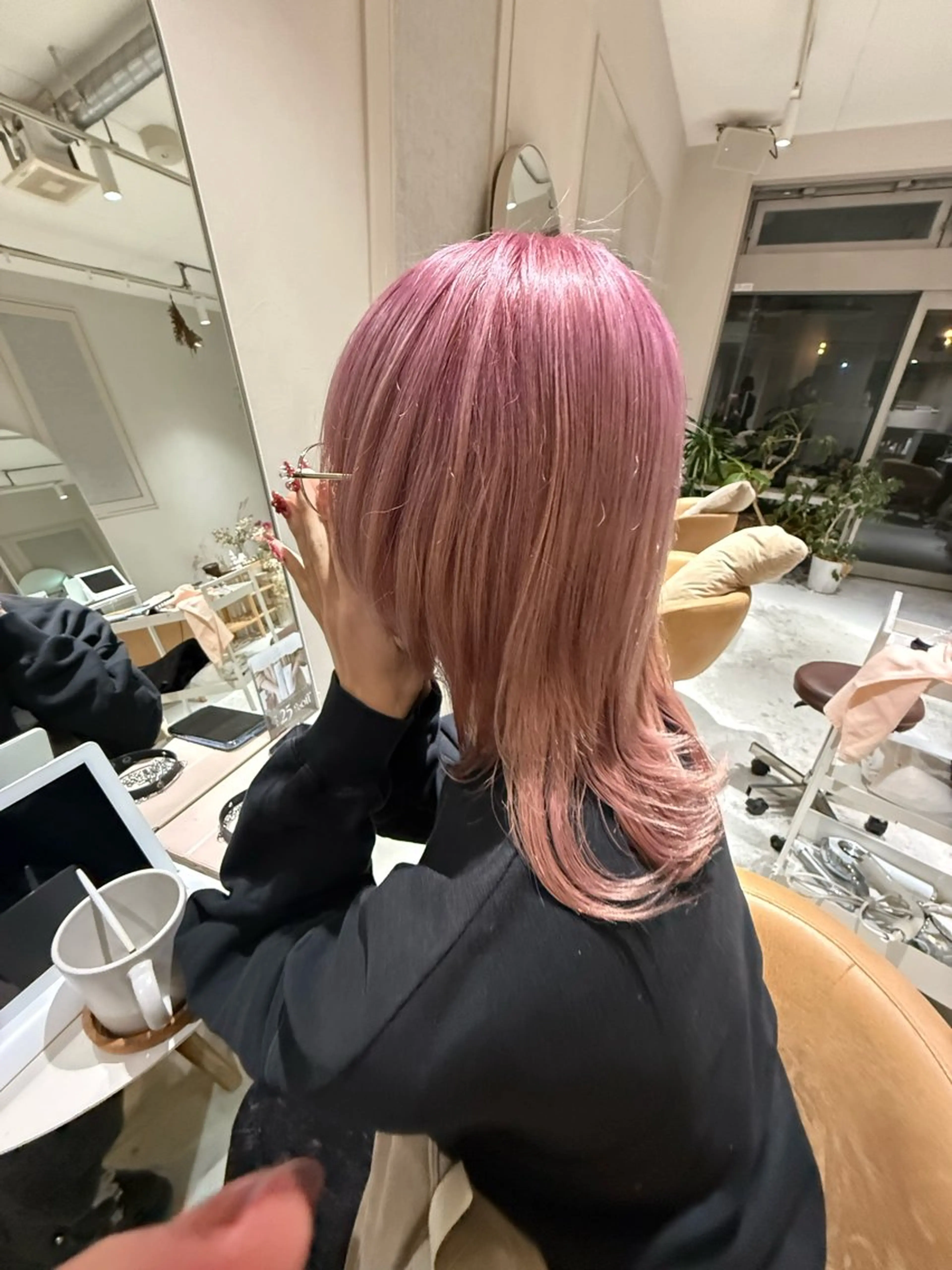 セミロング カラー ヘアカラー 🌷花屋併設サロン 荘司まゆり🌷のヘアスタイル