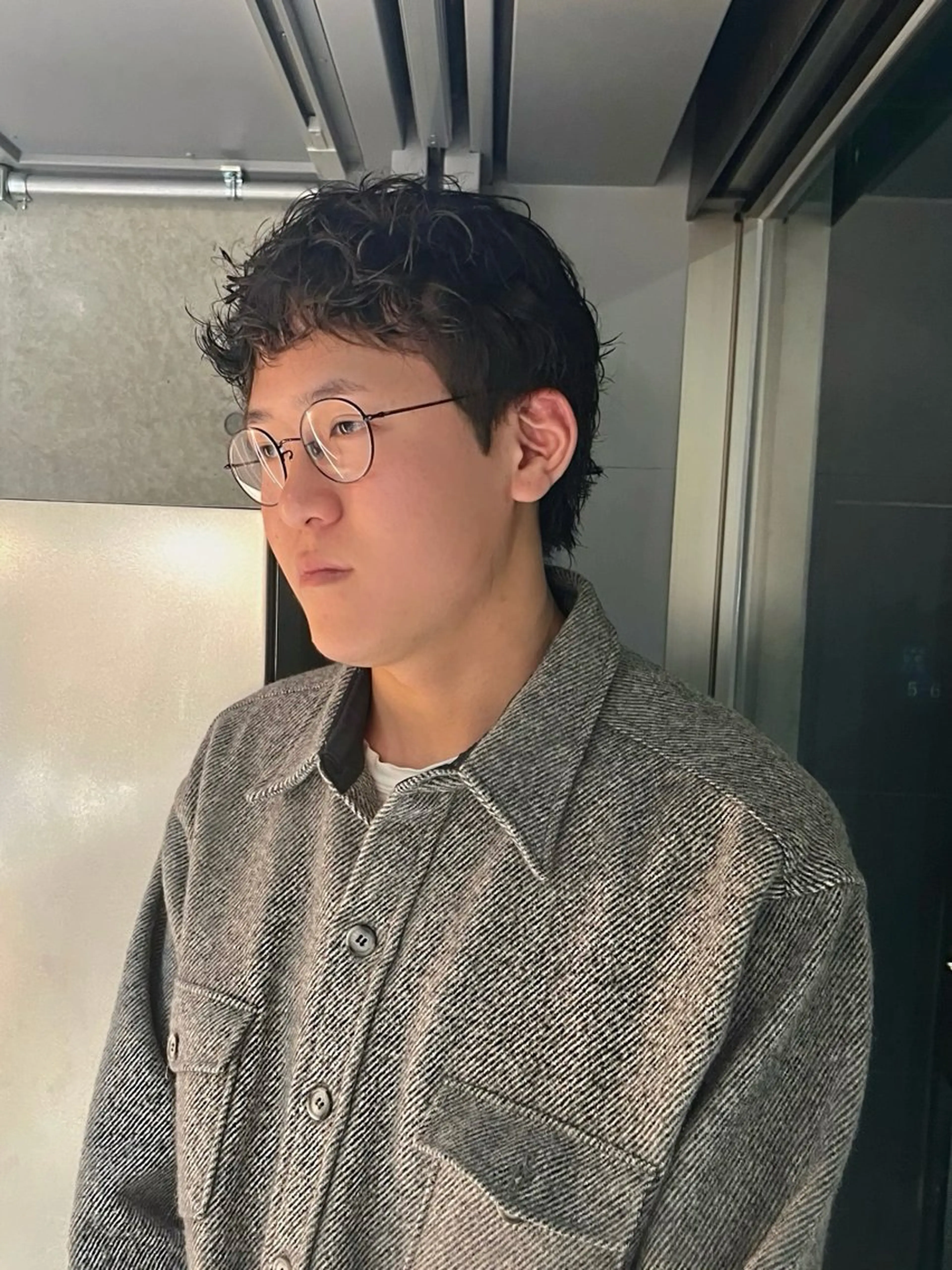 ショート パーマ メンズ ショートカット 🦎Raitoのヘアスタイル