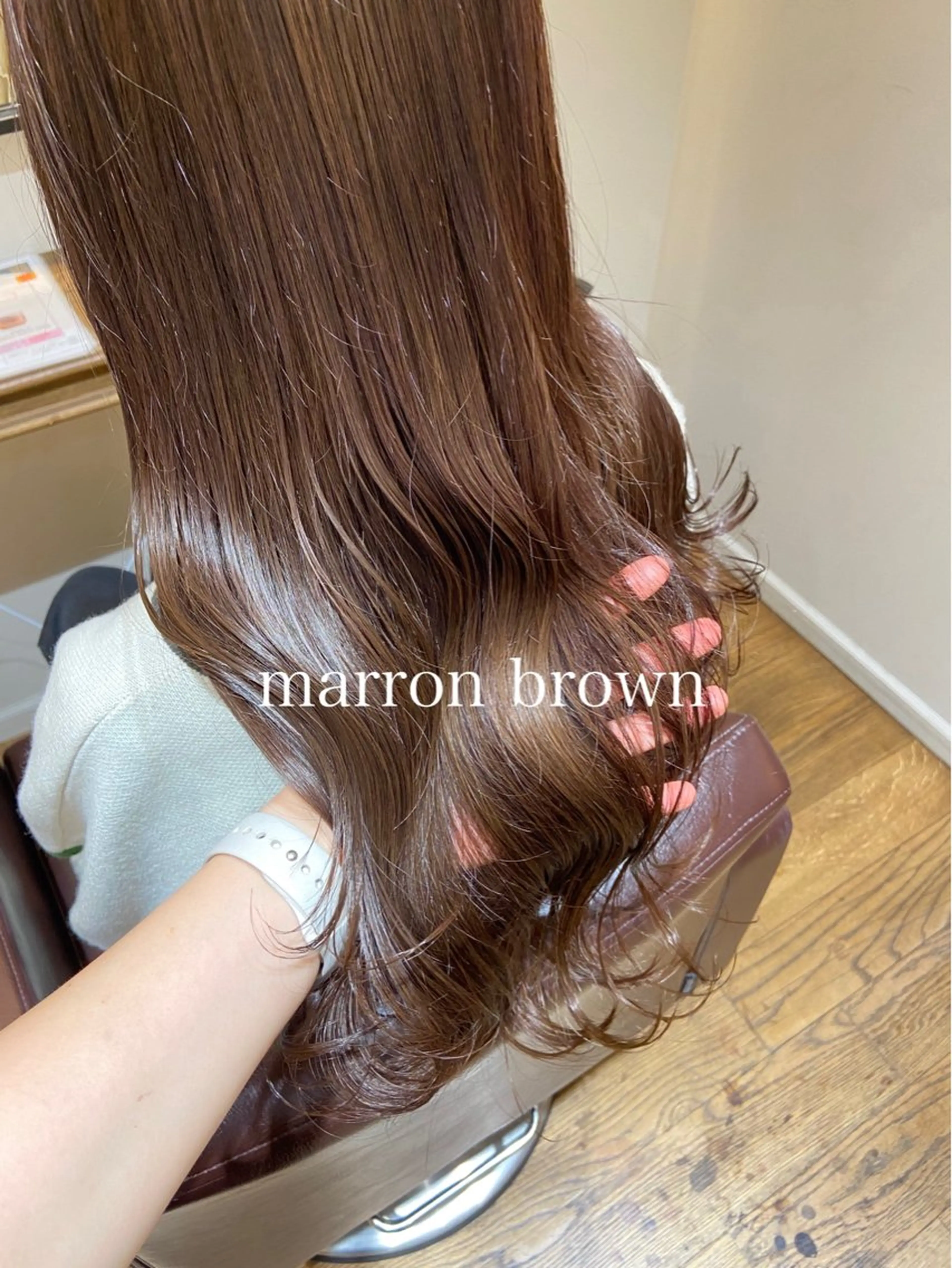 ロング カット ヘアカラー 透明感カラー🎀 tasty／makoのヘアスタイル