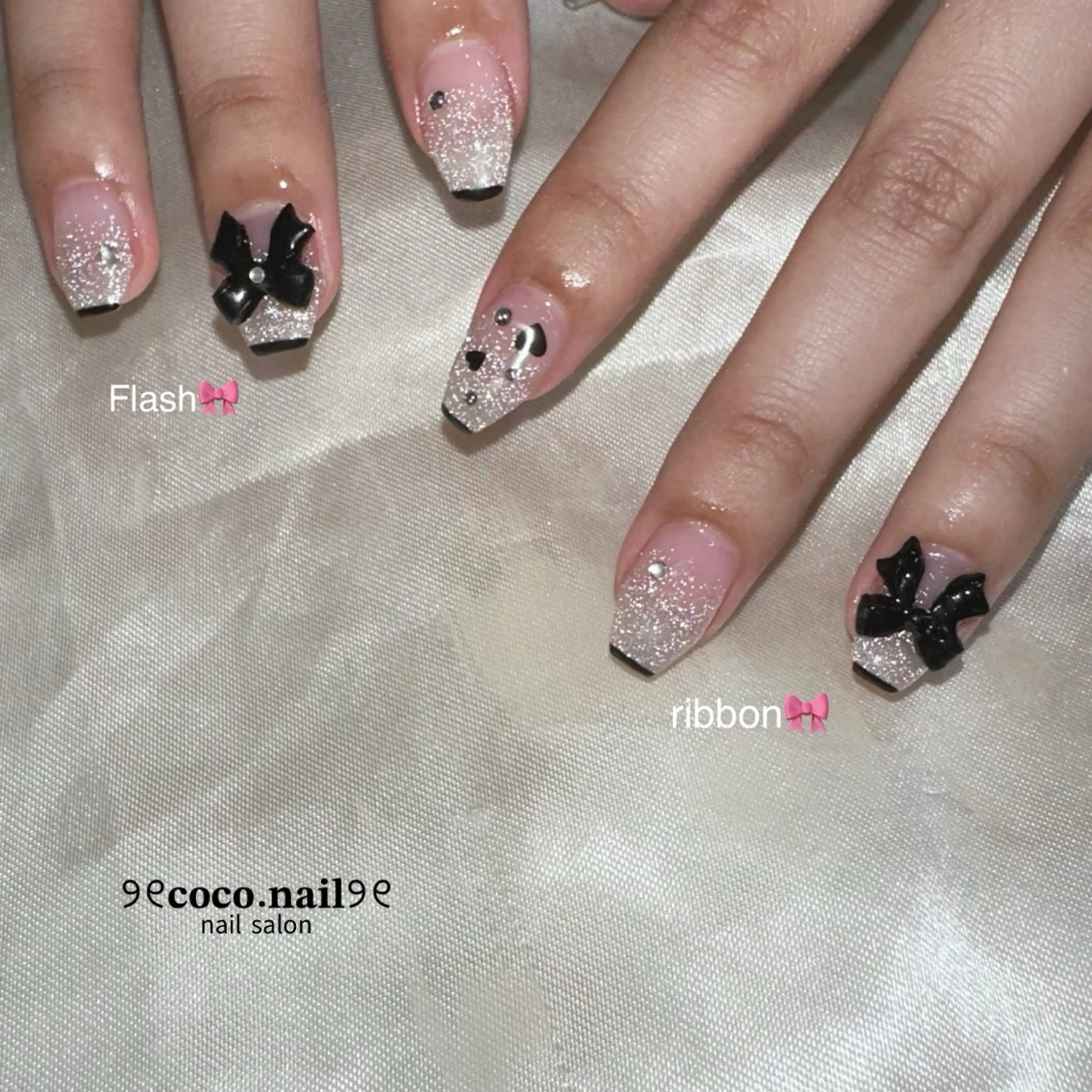 ネイル ハンドネイル lili.nail y2k/長さ出しのネイルデザイン