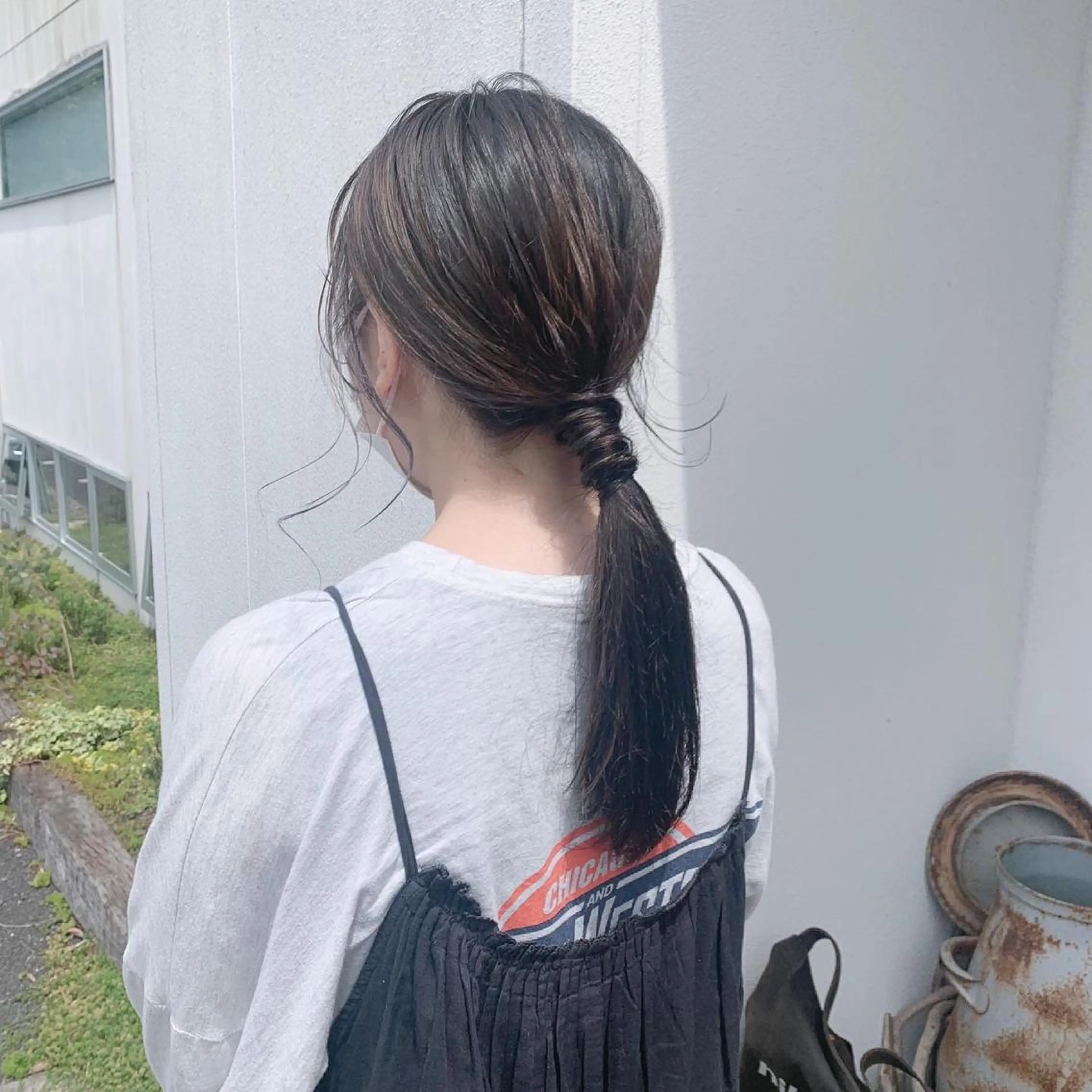 ロング カラー 綿貫 美雪のヘアスタイル