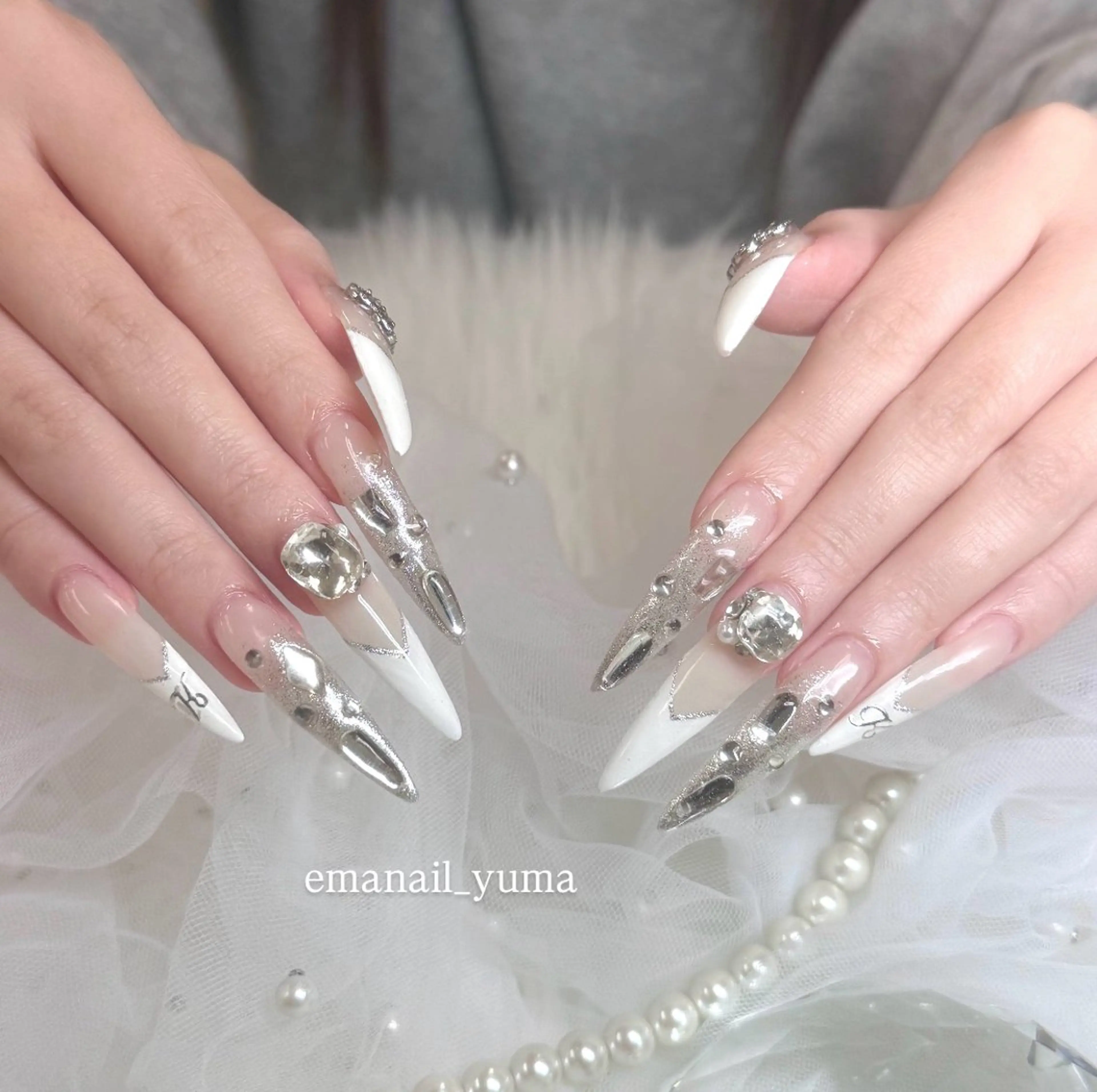 ネイル ハンドネイル emanail枚方店 yumaのネイルデザイン