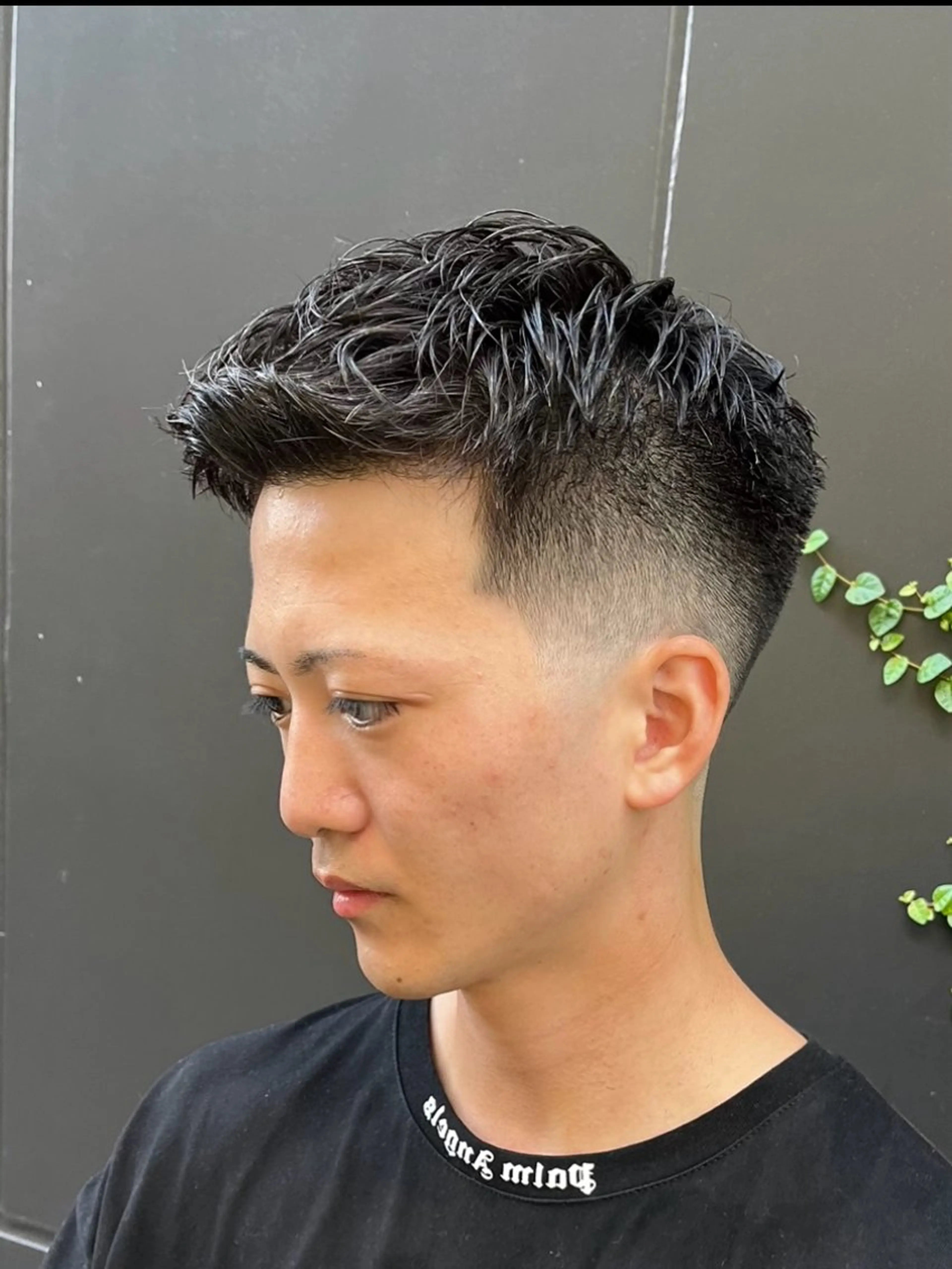 ミディアム 韓国パーマ 美容師 和田爽良のヘアスタイル