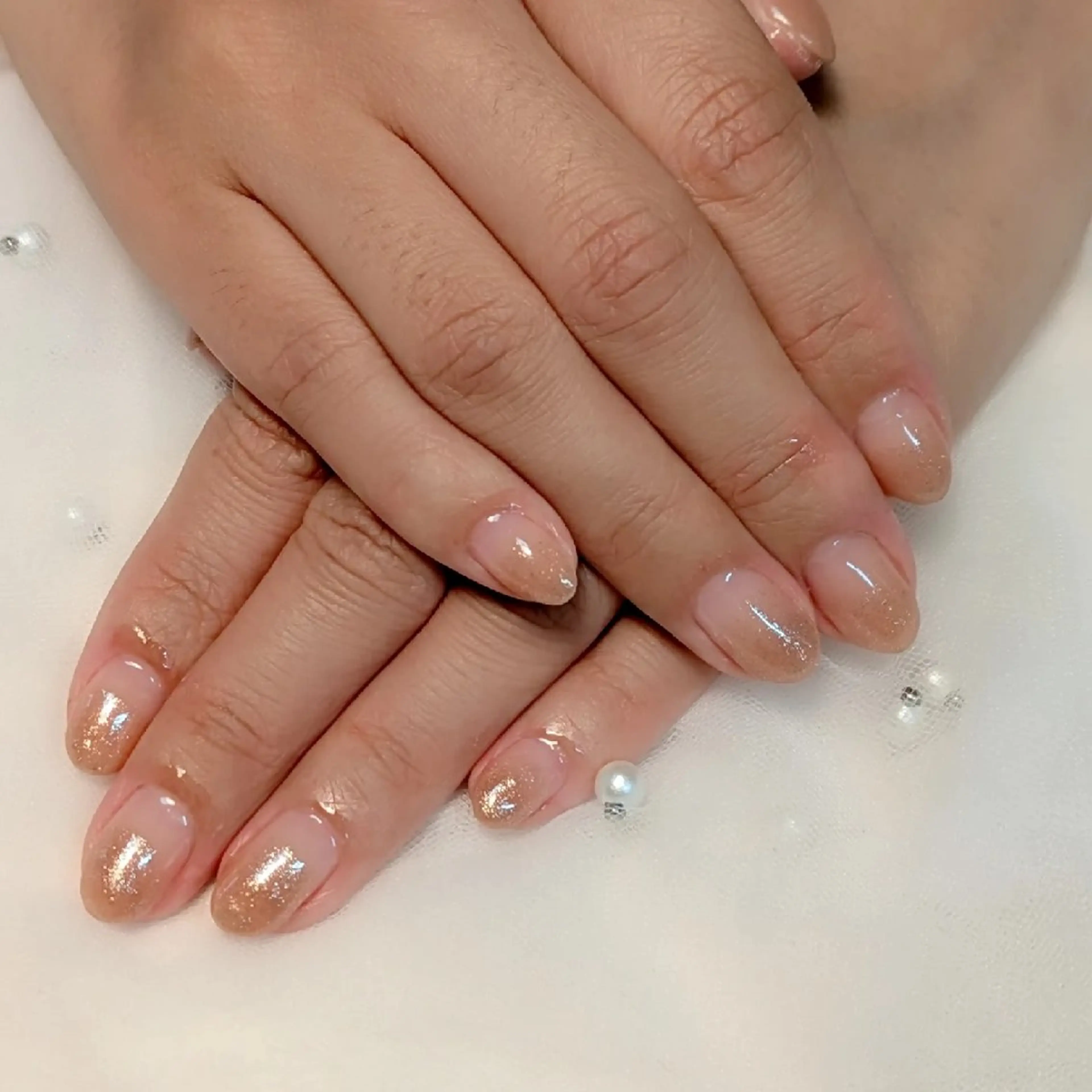 ネイル グラデーション ラメ(グリッター) m&pPrivate nailsalonのネイルデザイン