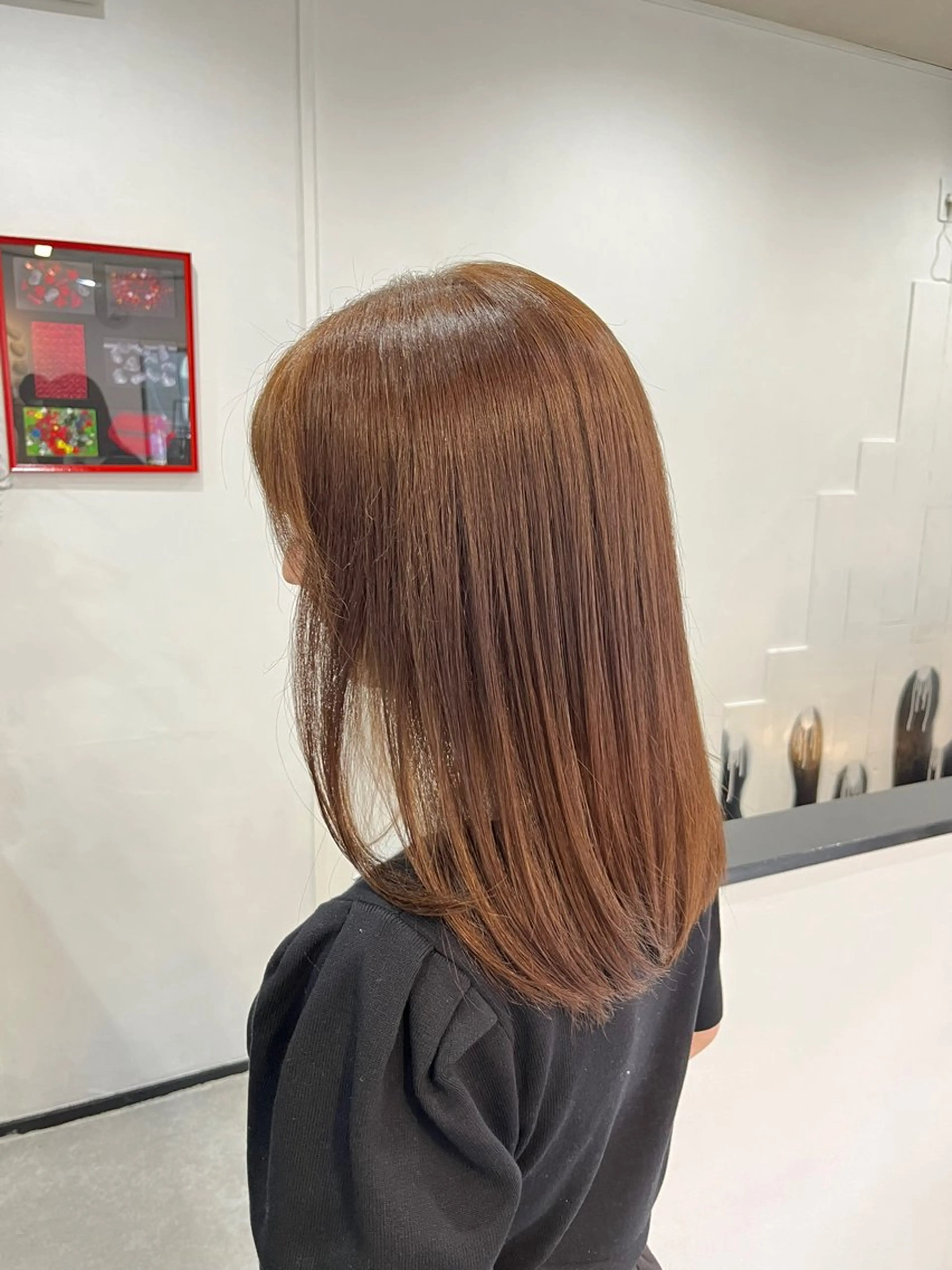 セミロング かわの ひとしのヘアスタイル