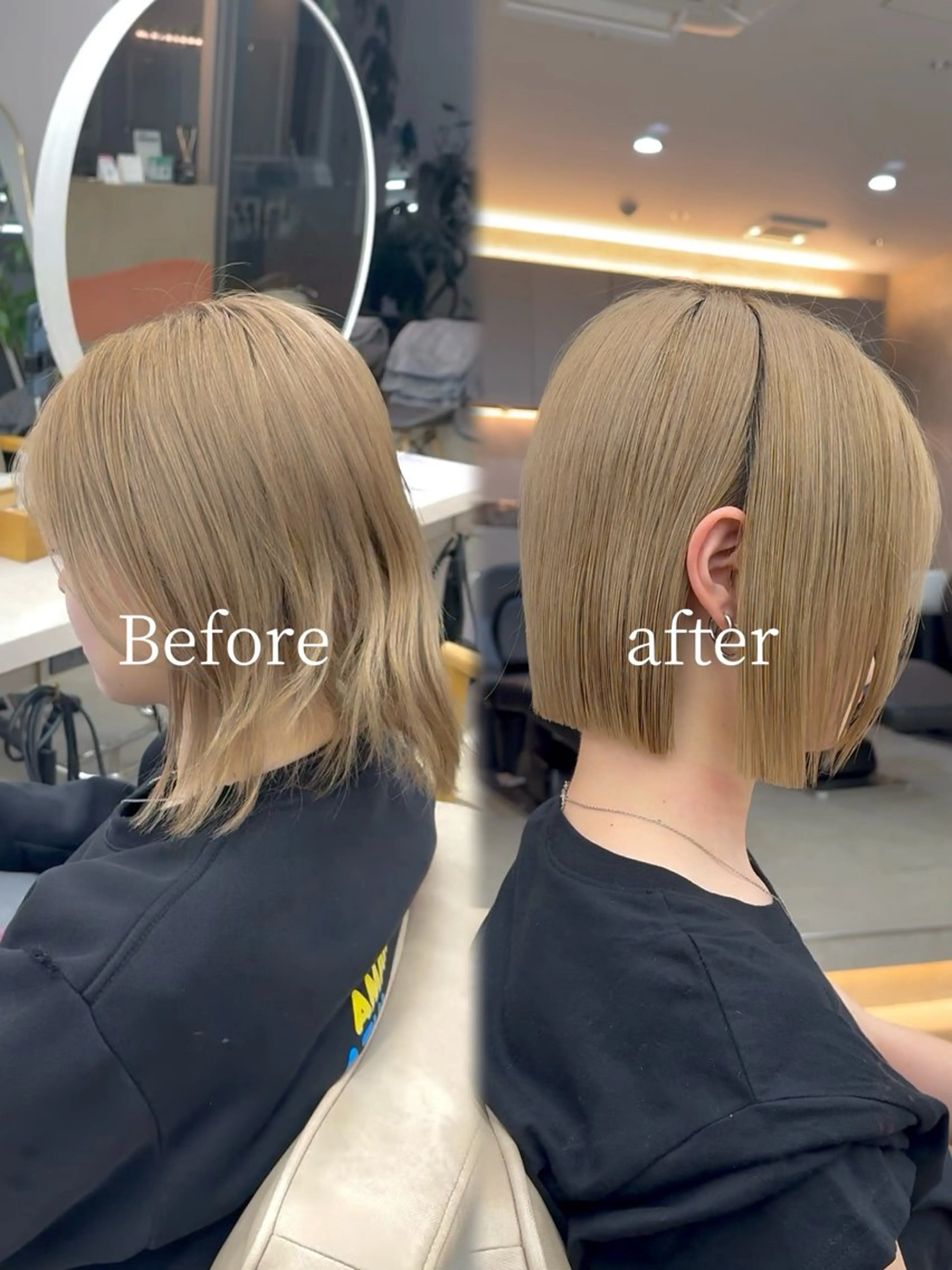 ミディアム 松本 雄嗣のヘアスタイル