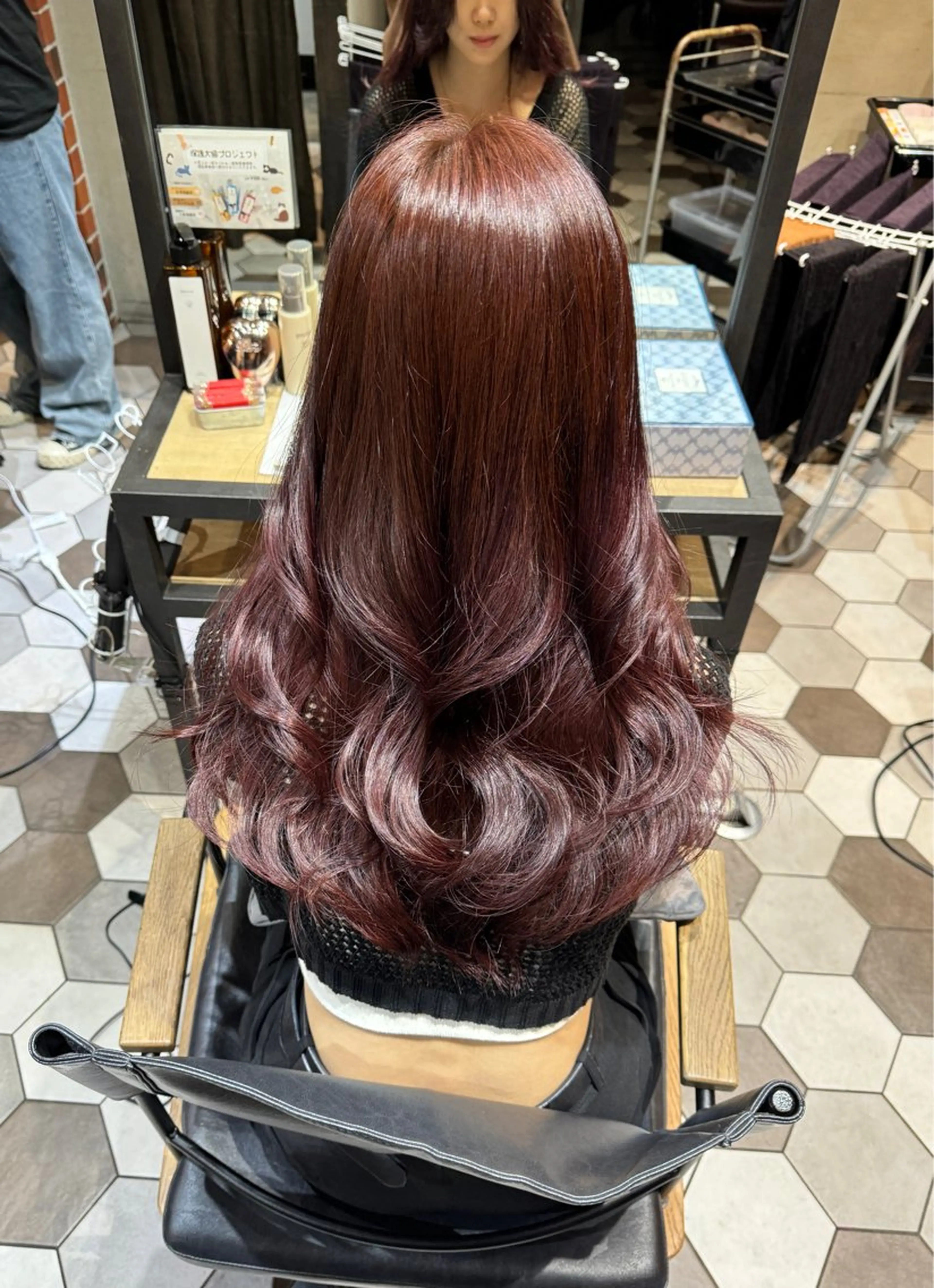 ロング レイヤーカット/髪質 改善/鷲尾 駿のヘアスタイル