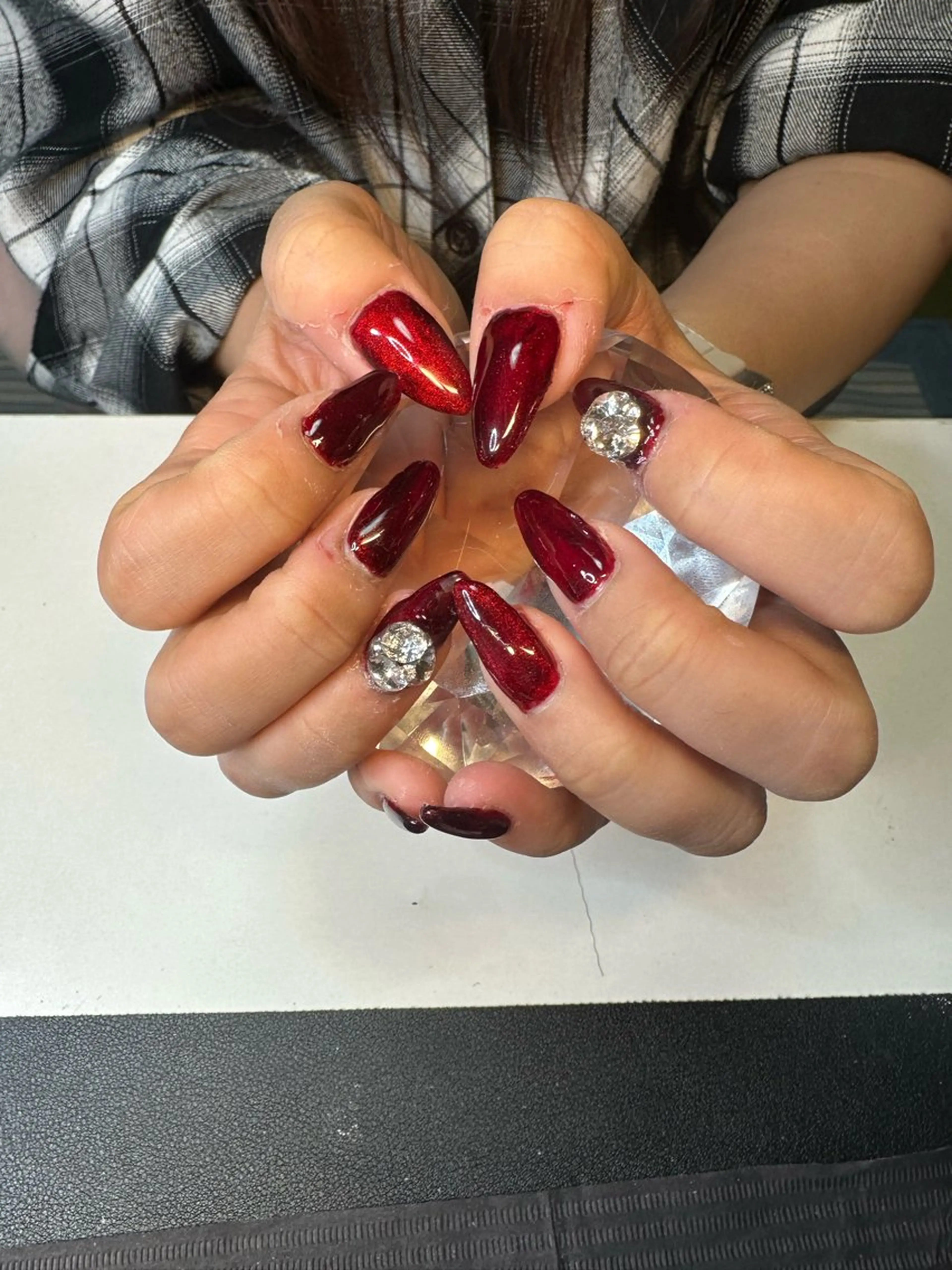 ネイル ストーンネイル ハンドネイル フットネイル 加藤 久美子のネイルデザイン