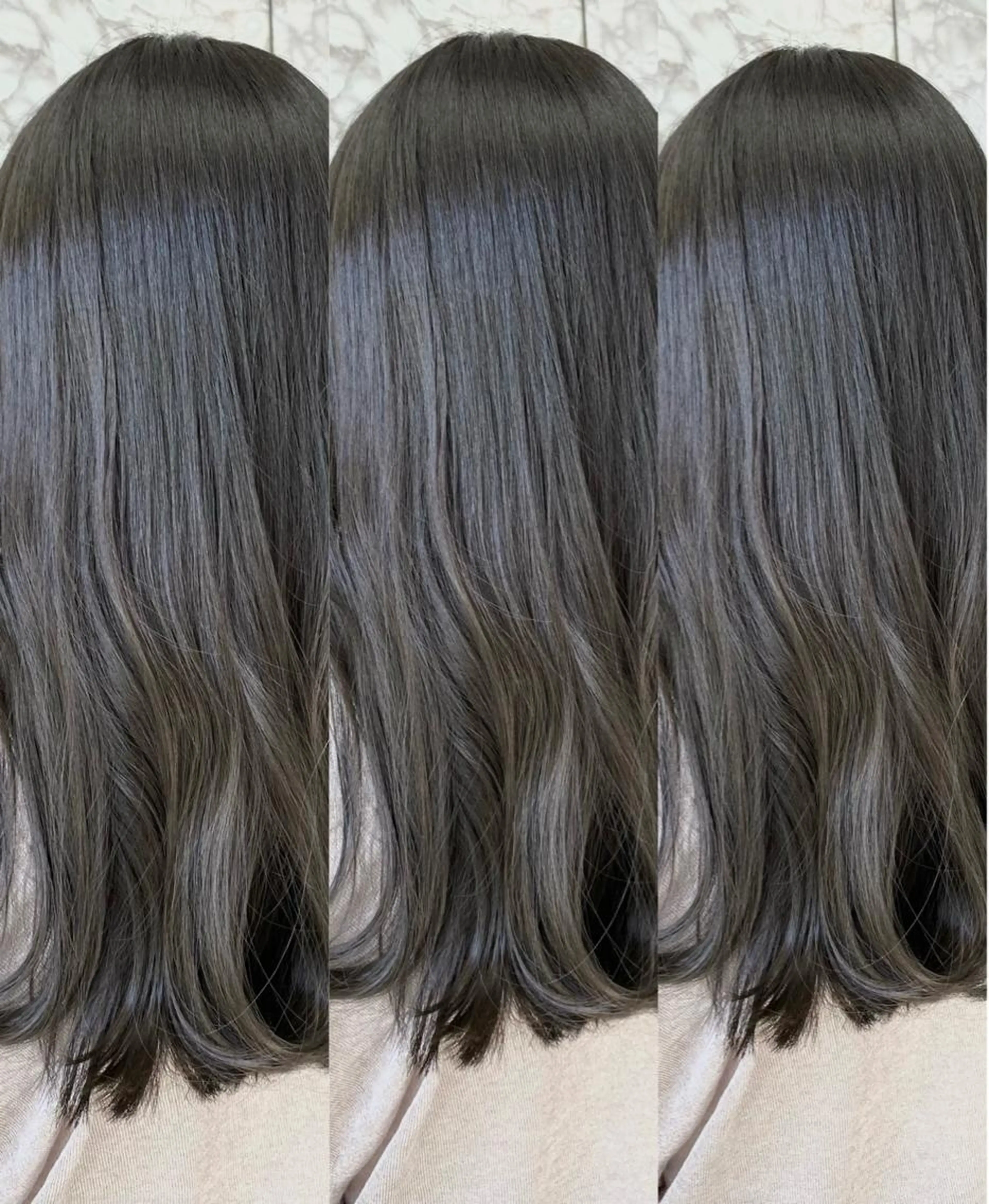 🦄毎日可愛く🦄【1日3名様まで】前髪カット+イルミナorアディクシーカラー+最新ディープレイヤートリートメントの写真