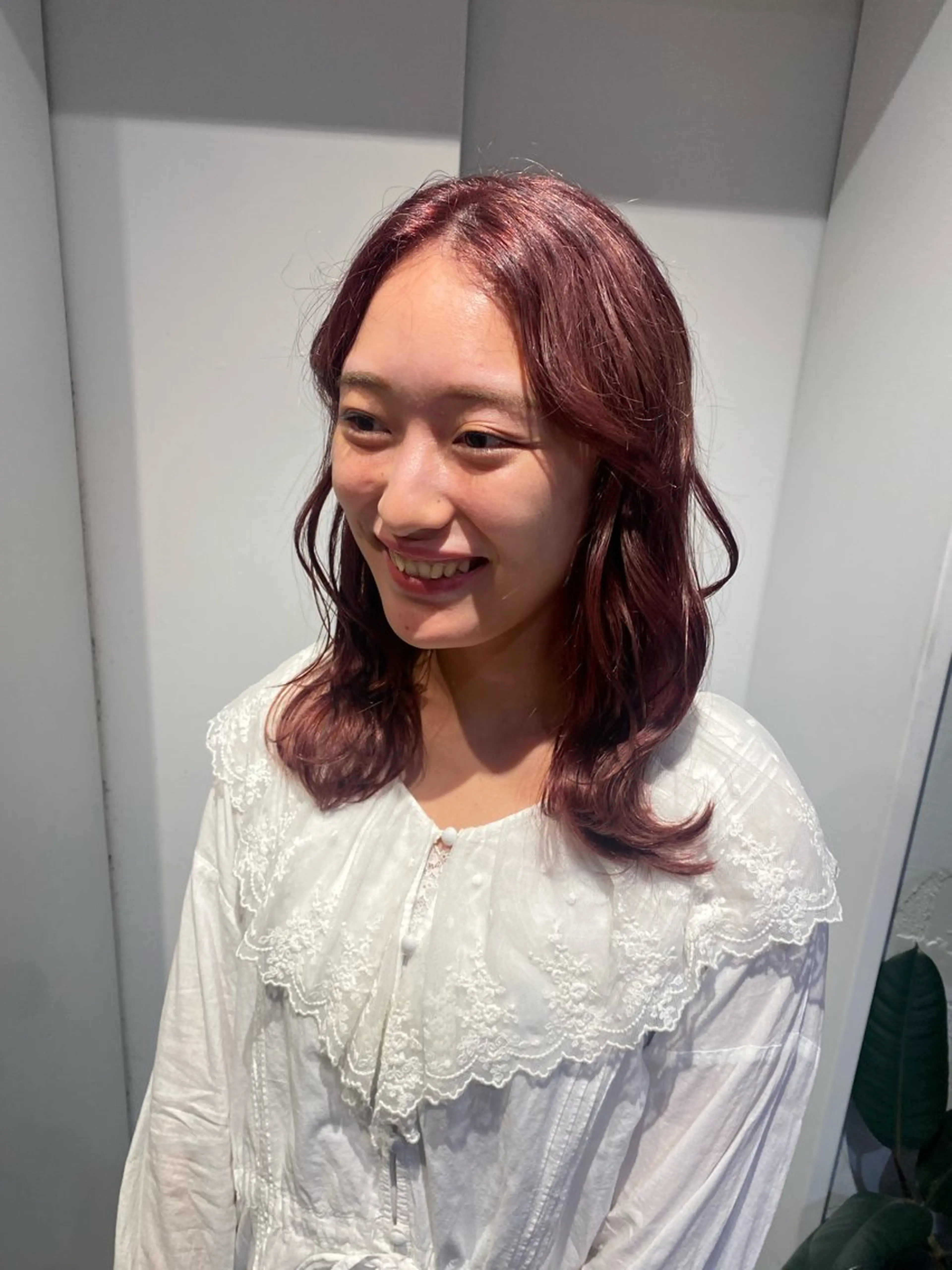 セミロング カラー ミユウ👗🎀 /カラーリスト/ボブのヘアスタイル