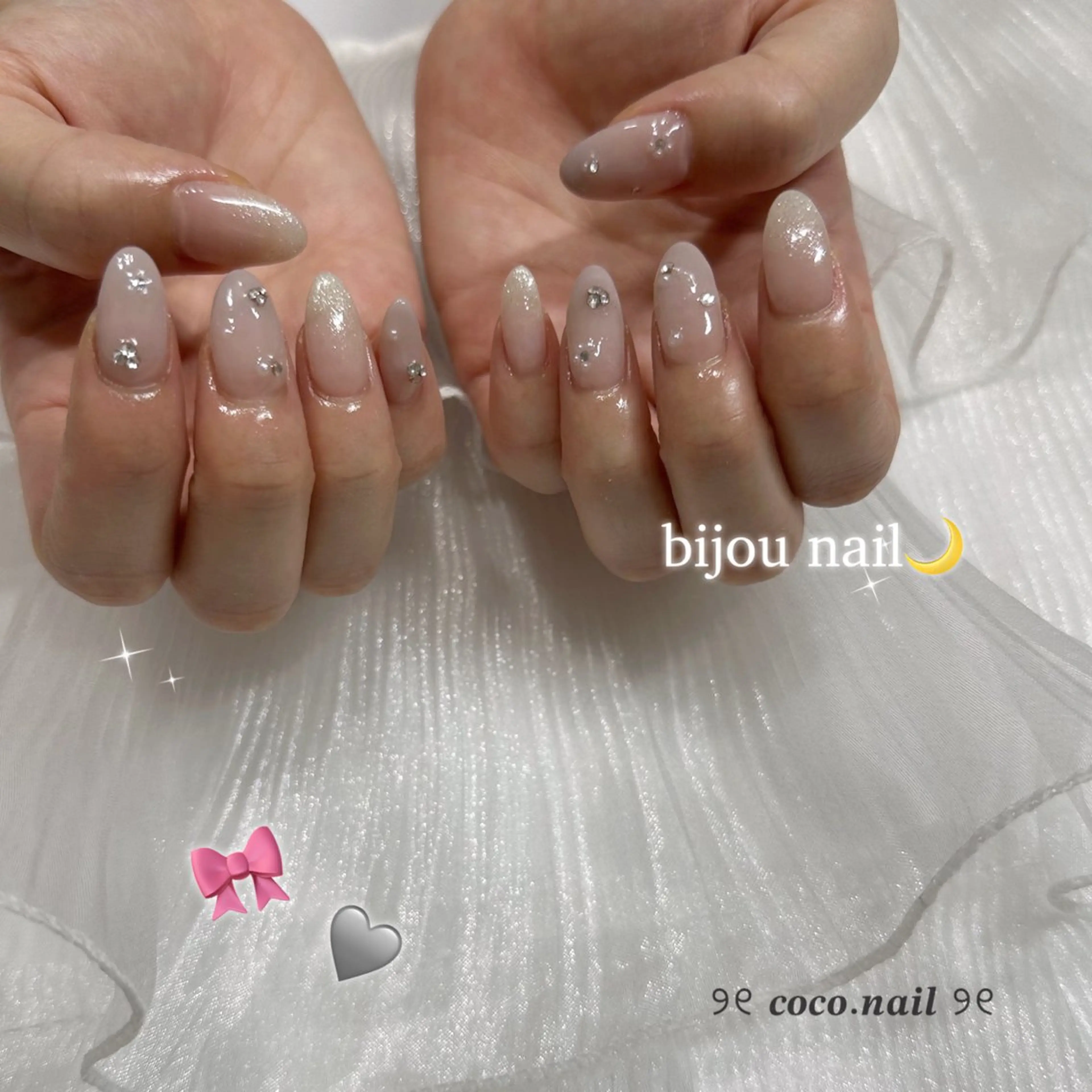 ネイル ハンドネイル フットネイル lili.nail y2k/長さ出しのネイルデザイン
