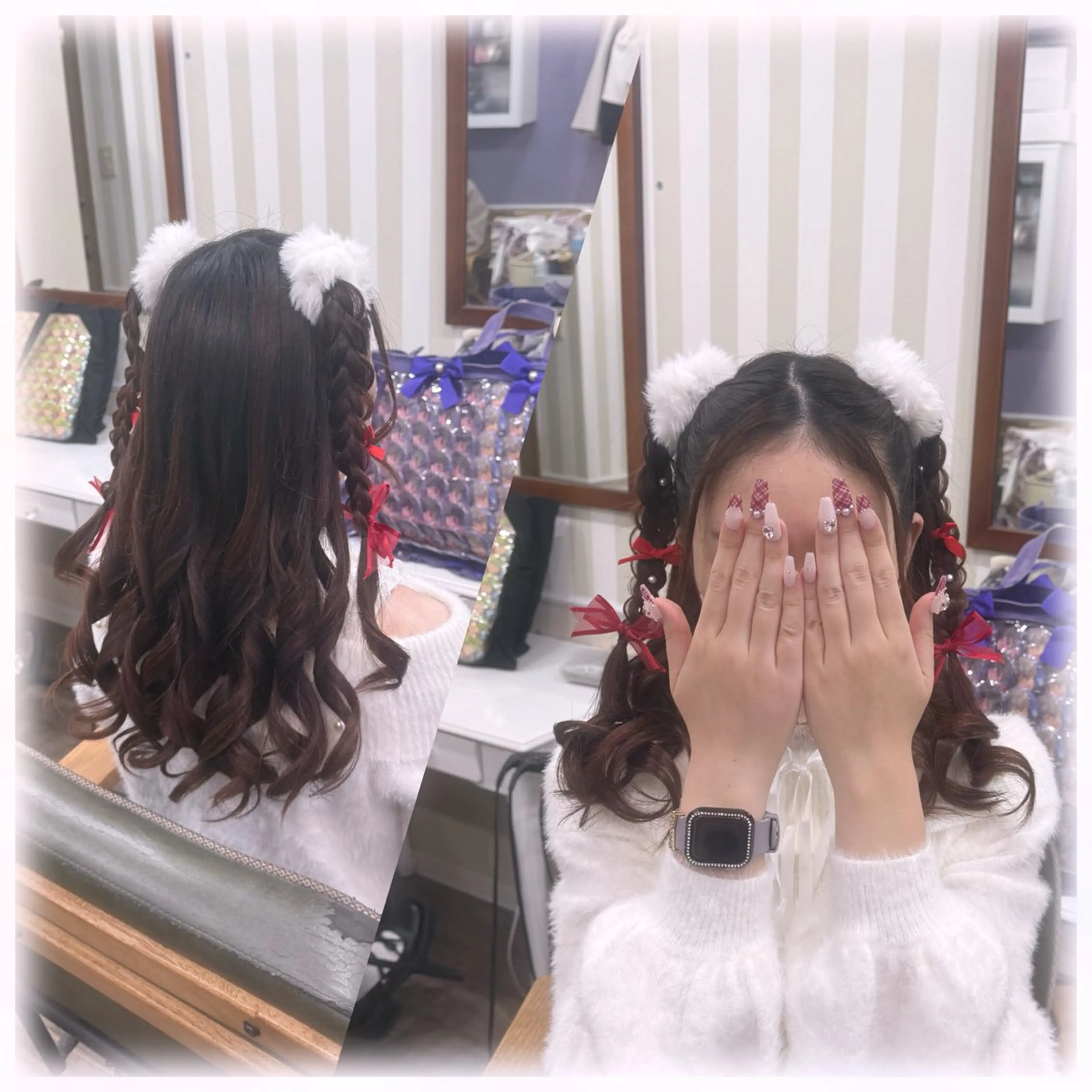 ヘアアレンジ ヘアセット 🤍AIRA🤍のヘアスタイル