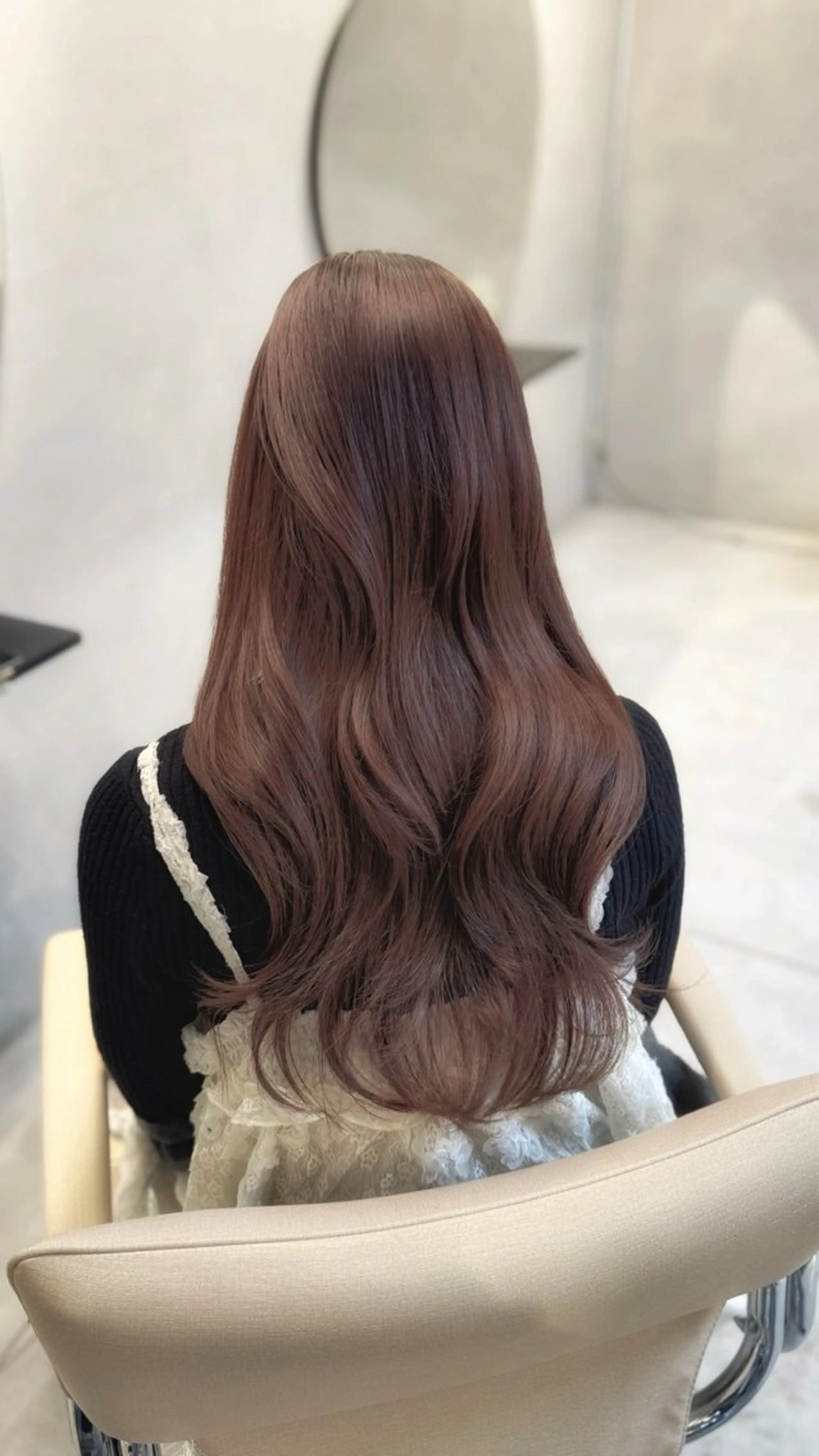 セミロング カラー ヘアカラー ANJU/本町肥後橋 /似合わせカラー💖のヘアスタイル