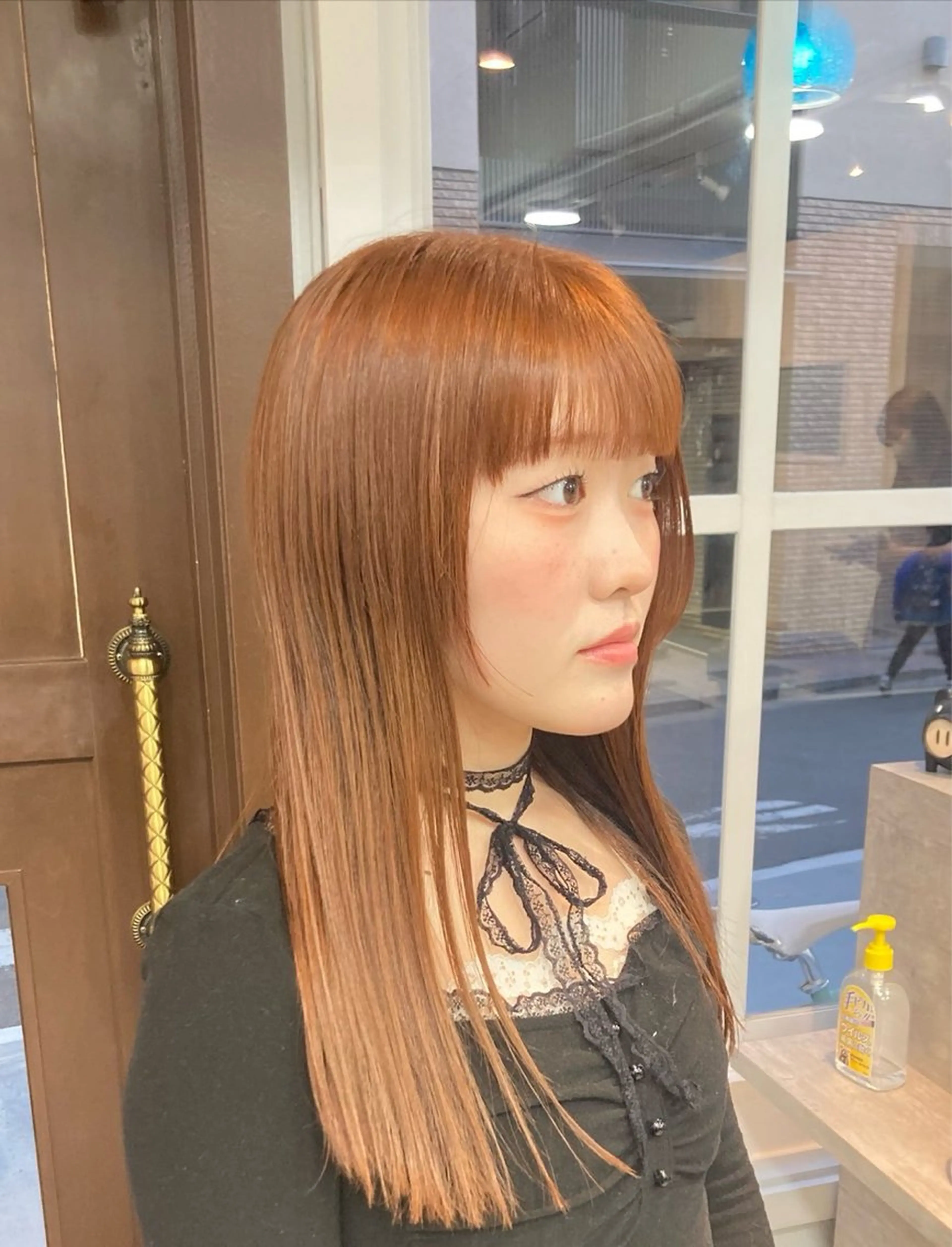 ロング 暖色カラー💞 菊地しおんのヘアスタイル