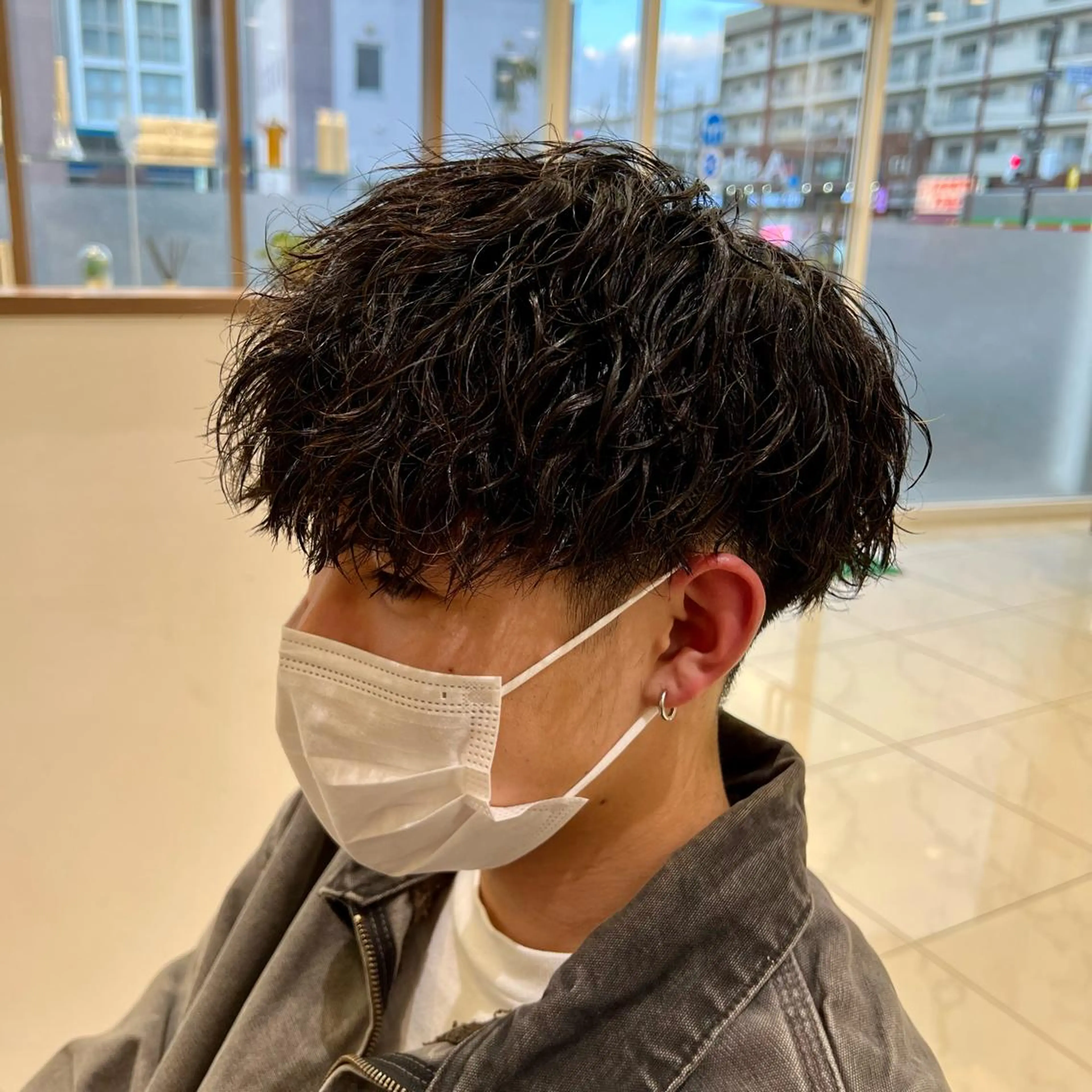 パーマ メンズ カット パーマ メンズ似合わせ特化/ 縮毛矯正/佐野友尉のヘアスタイル