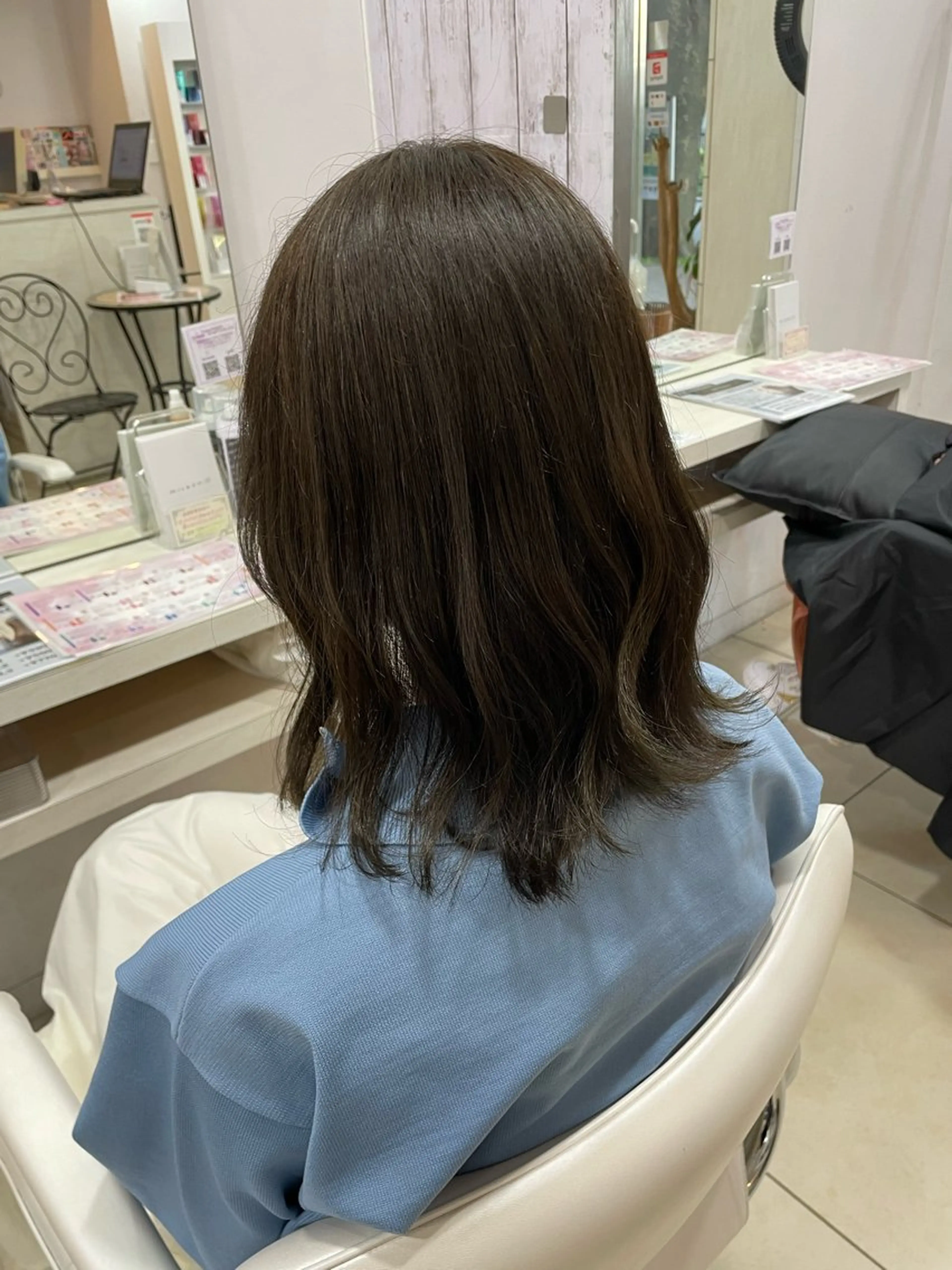 ミディアム ヘアカラー トリートメント 🌸暖色髪質改善 MEI🌸のヘアスタイル