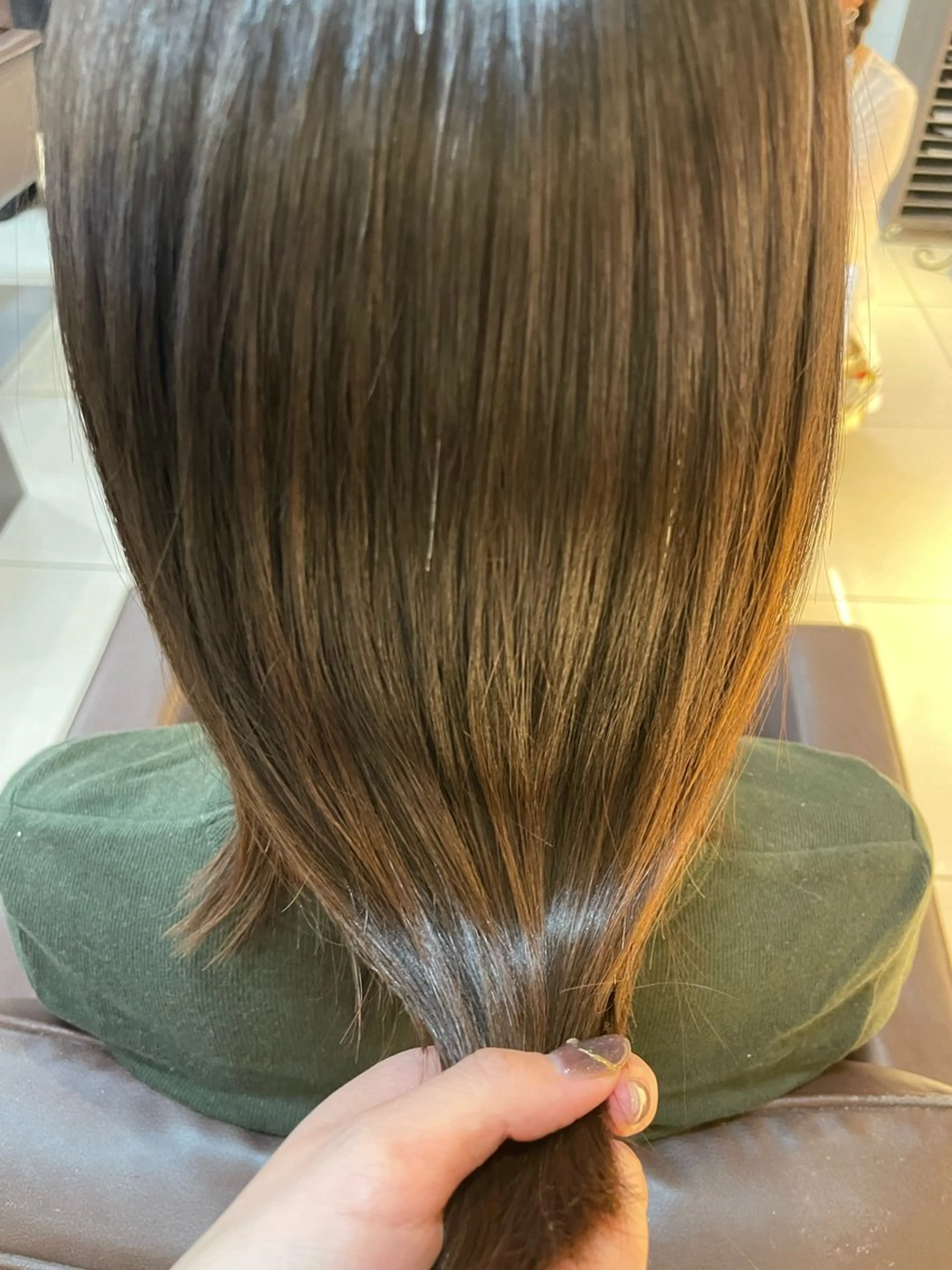 ミディアム カラー カット ヘアカラー トリートメント 似合わせまつパ× 透け感カラー/ゆりのヘアスタイル
