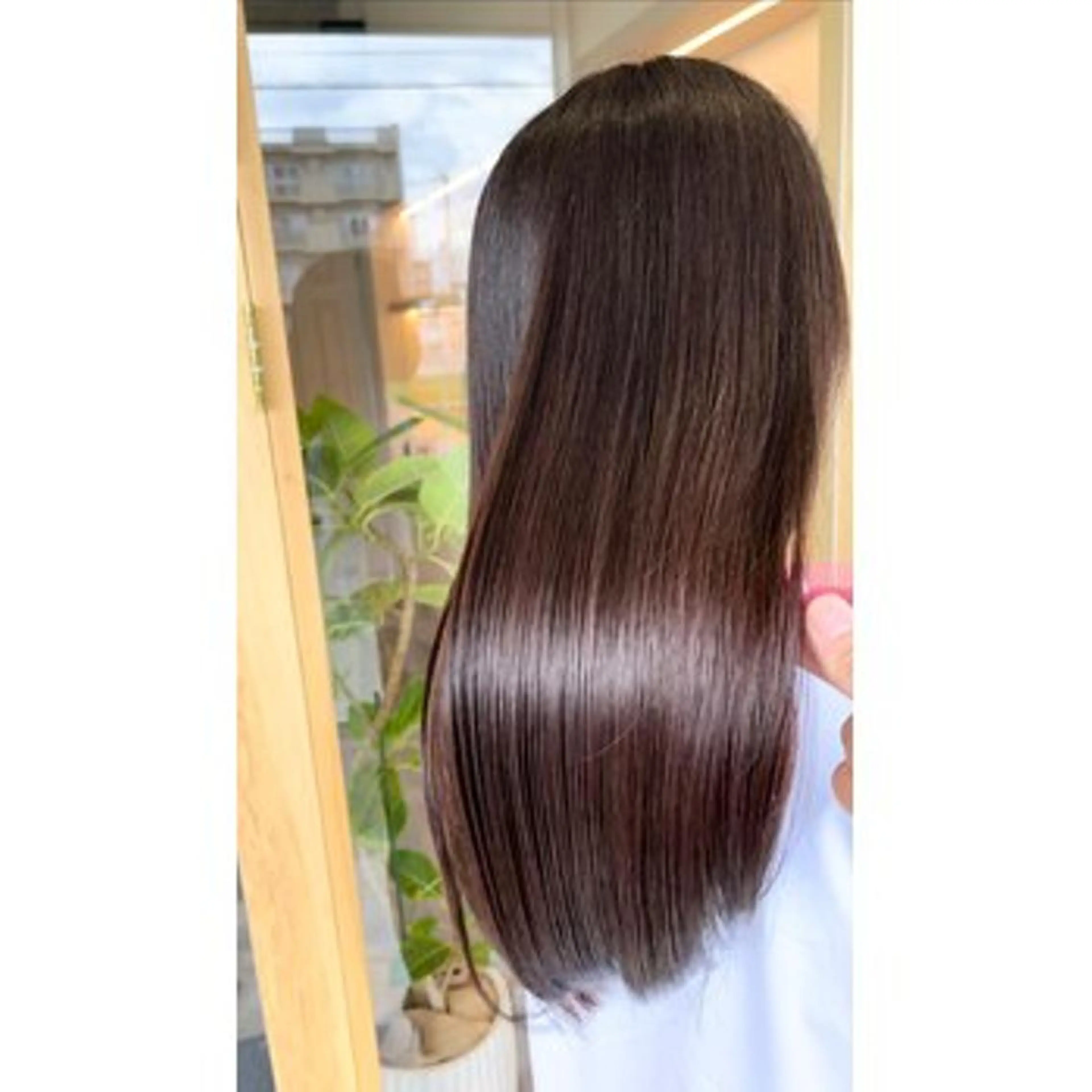 ロング カット ヘアカラー トリートメント 岐阜茜部/髪質改善 高念枝里子のヘアスタイル