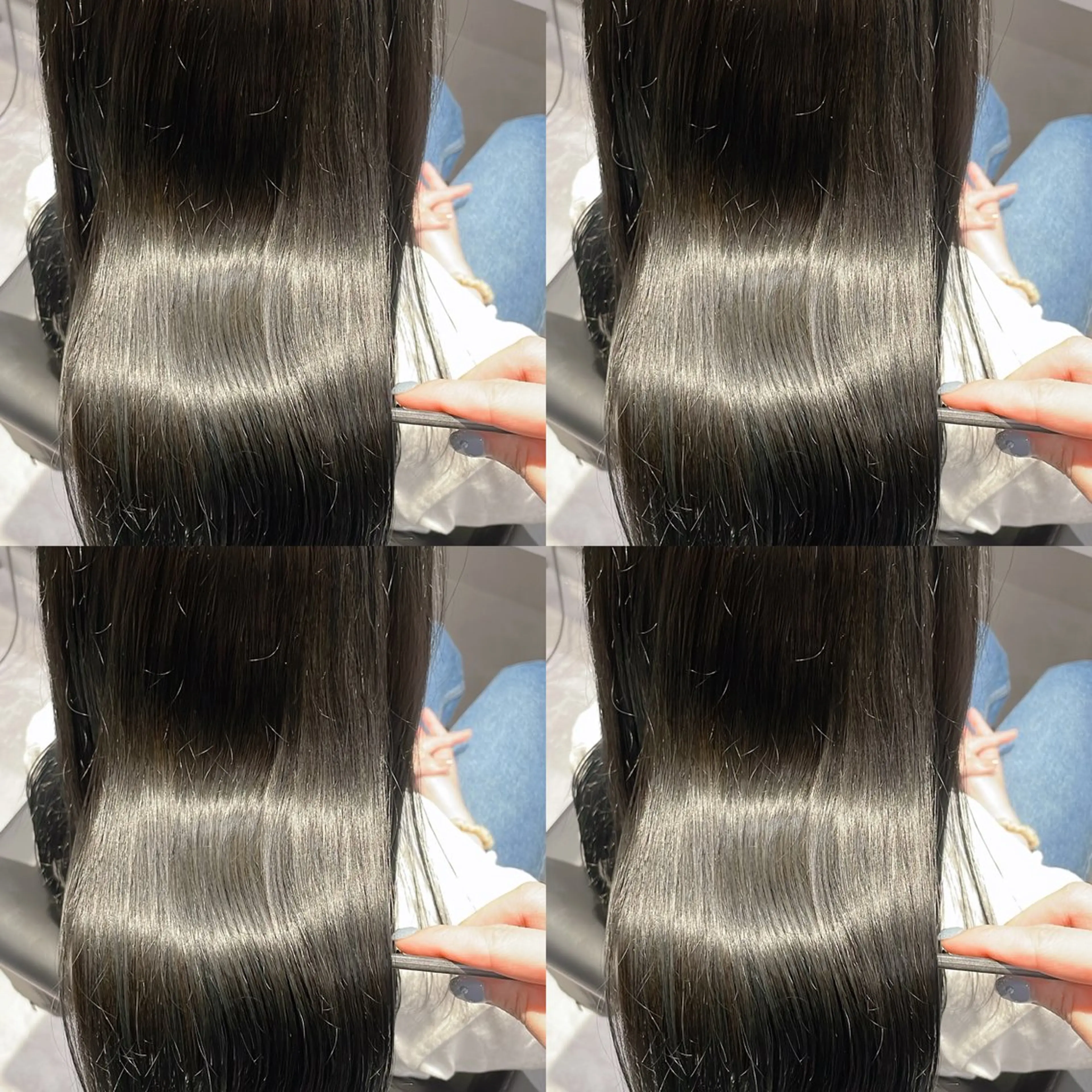 💎 カット + 縮毛矯正 + 全体カラー + トリートメント💎の写真