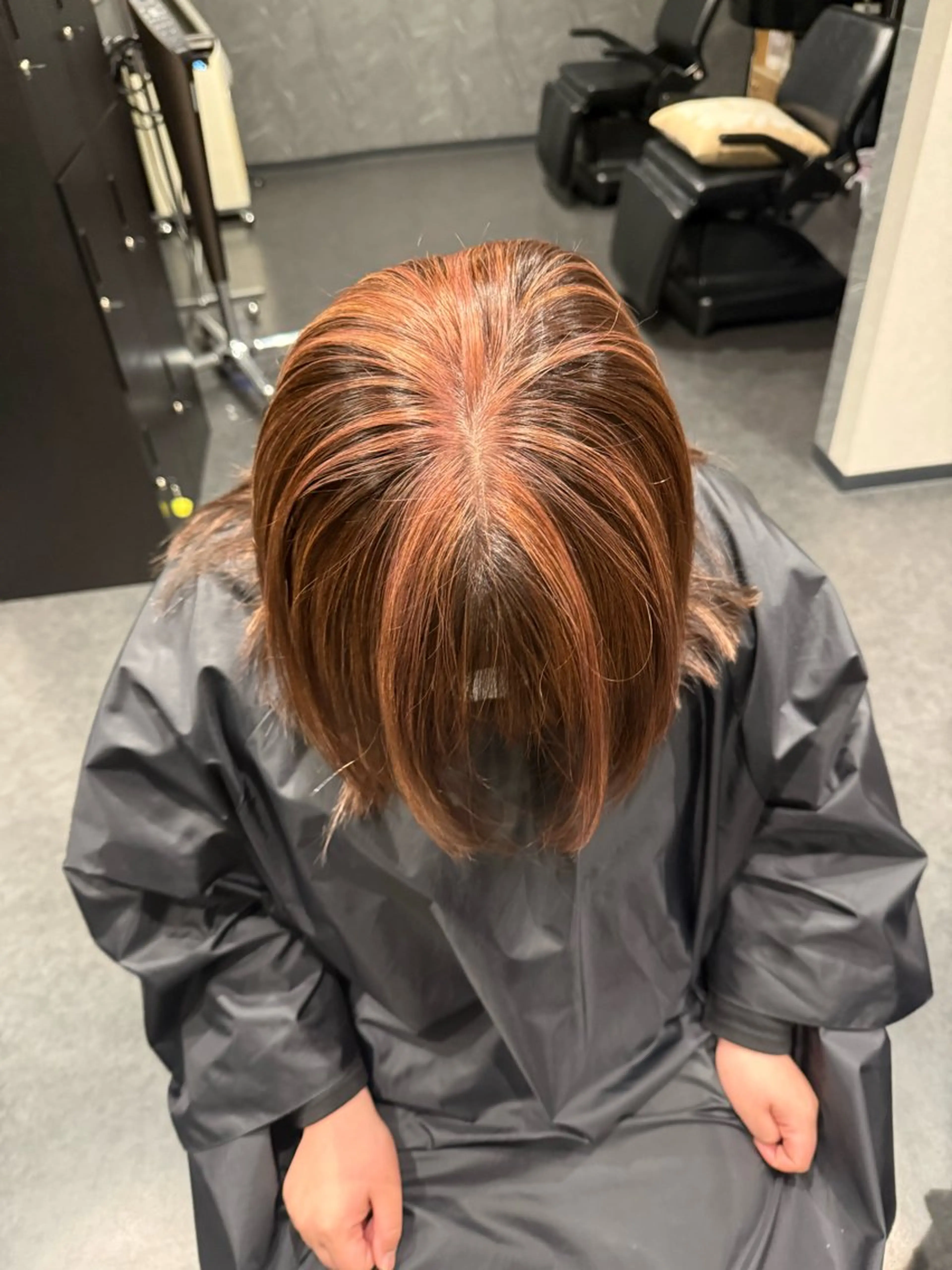 カラー 透明感カラー デザインカラー ハイライトカラー ハイトーンカラー 髪質改善⚡️カラー 🍀武久 誠🍀のヘアスタイル