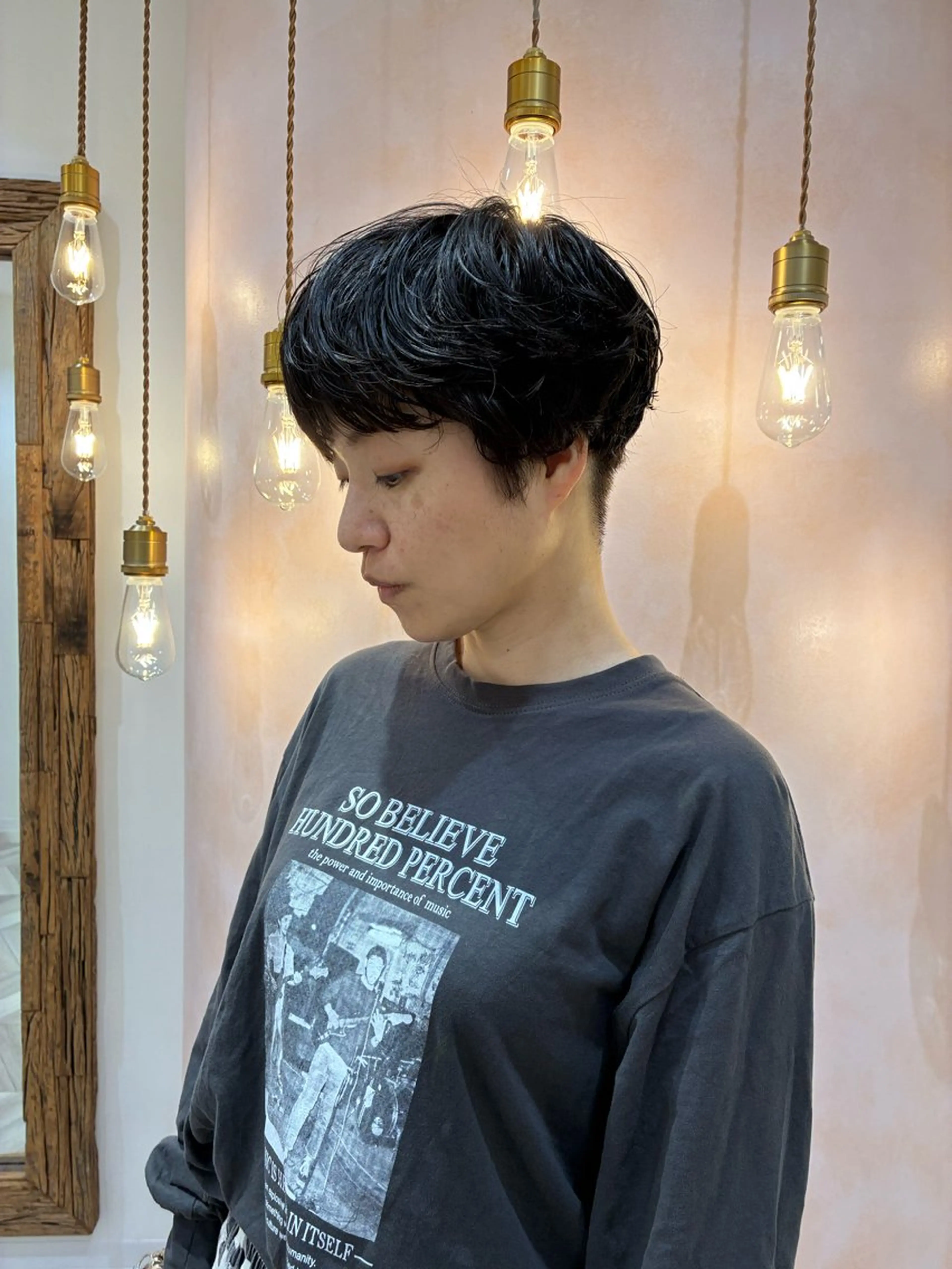 ショート パーマ 甲斐 美月のヘアスタイル