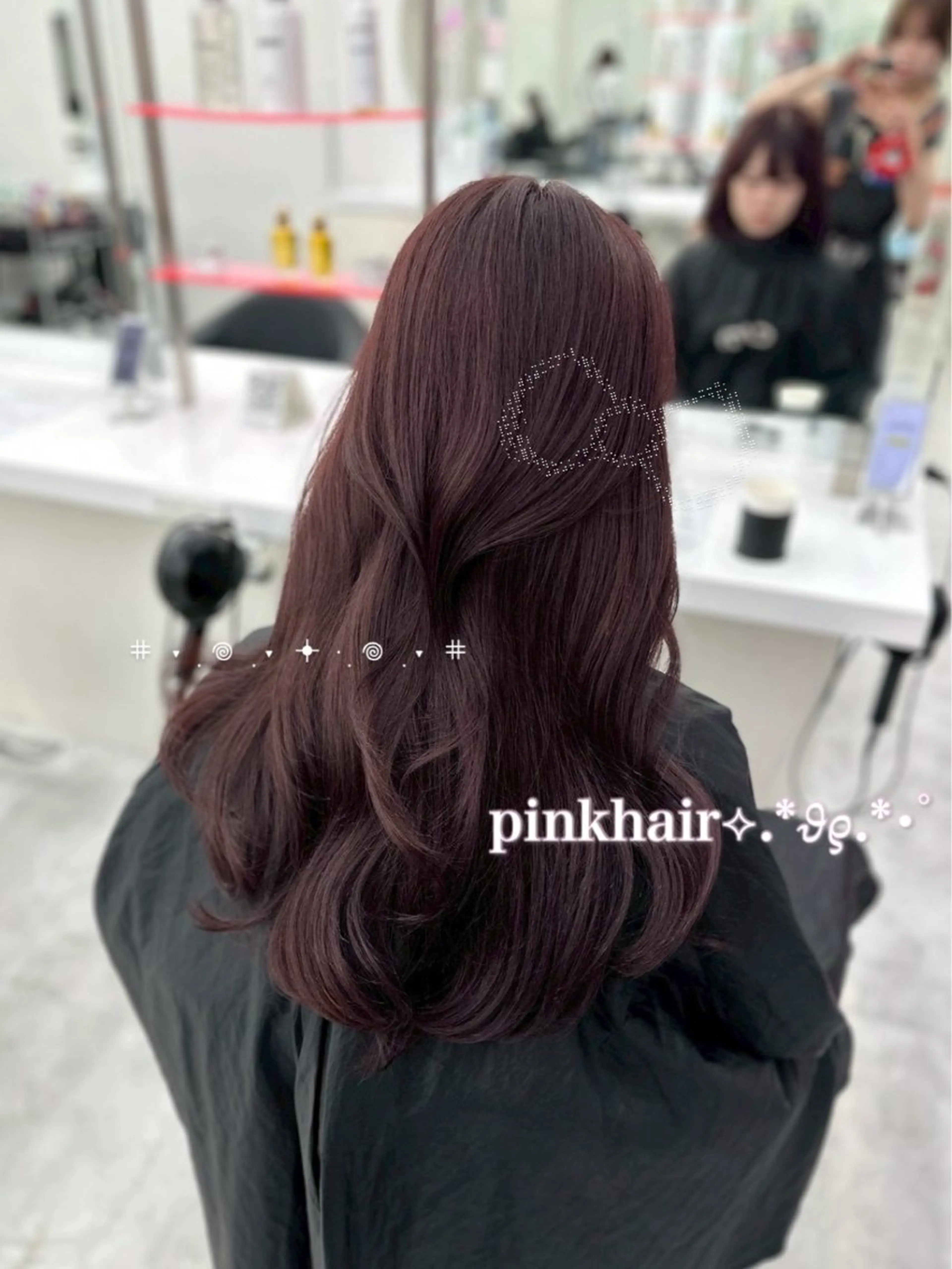 ロング ヘアカラー ♡暖色ガーリー/ ピンク/かえで♡のヘアスタイル