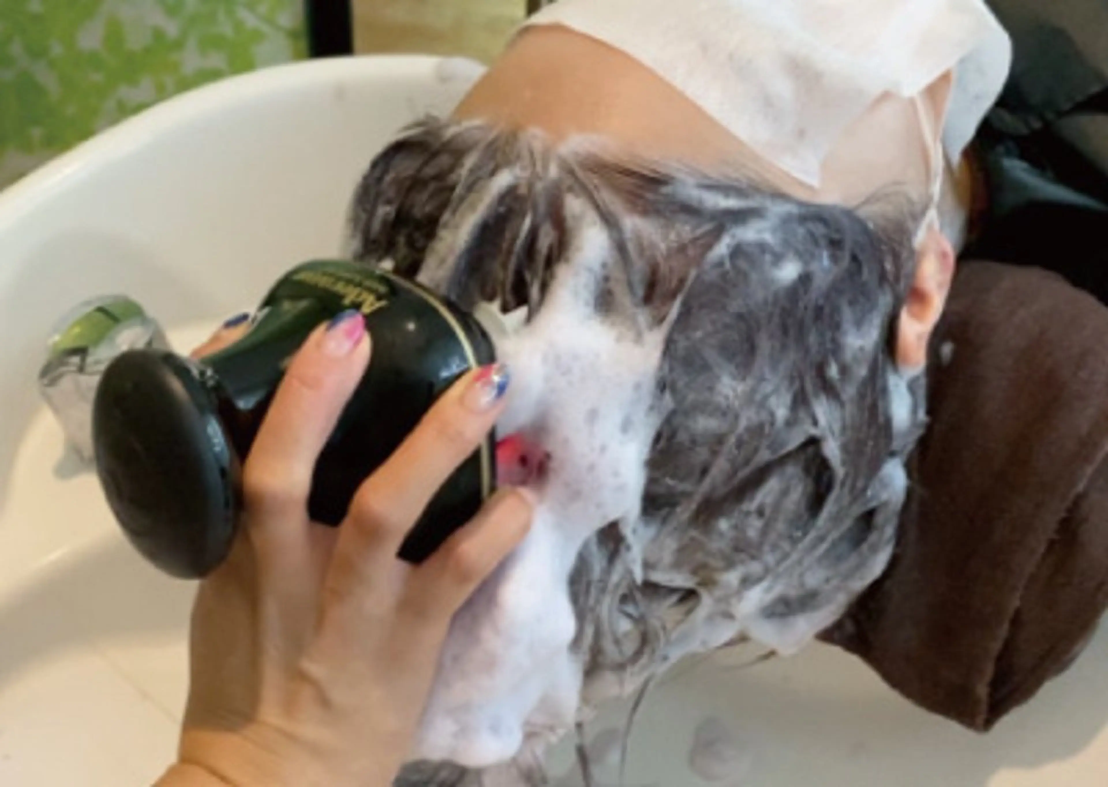 ヘアカラー+クイックスパの写真