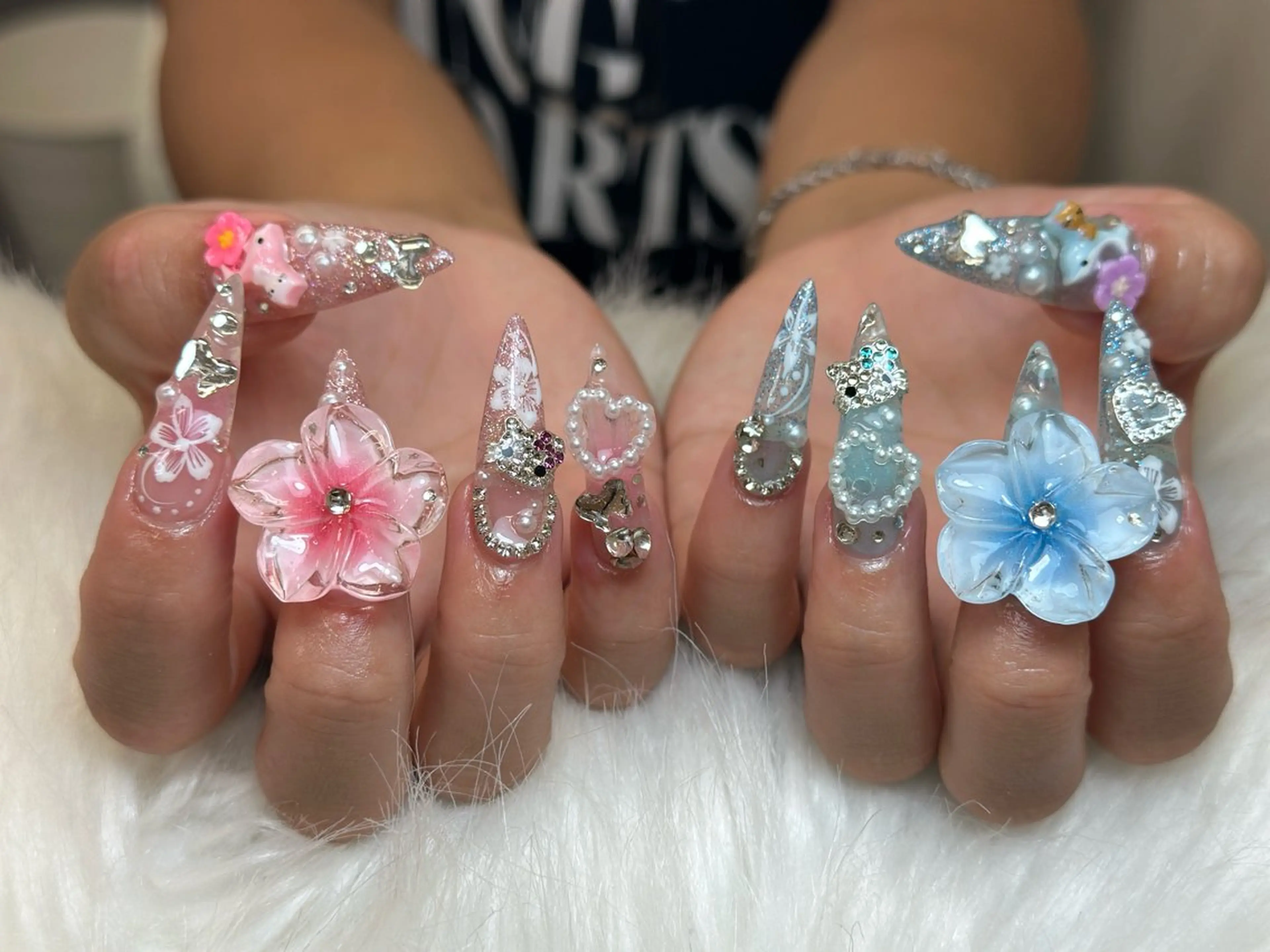 ネイル アートネイル ジェルネイル マグネットネイル ハンドネイル JennNail_ マオのネイルデザイン