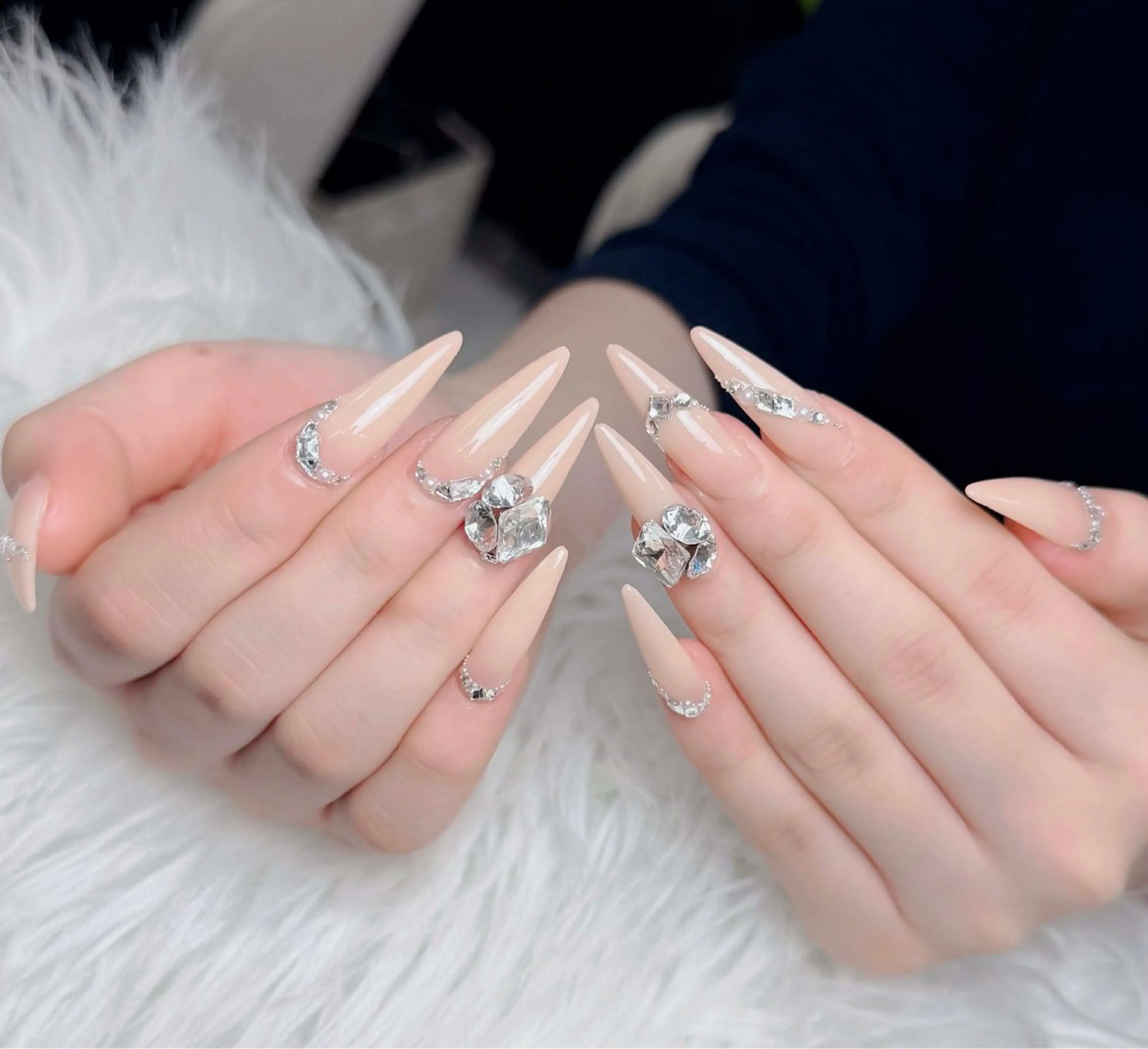 ネイル アートネイル 韓国ネイル 持ち込み ワンホンネイル ハンドネイル Lenie Nail Salonのネイルデザイン
