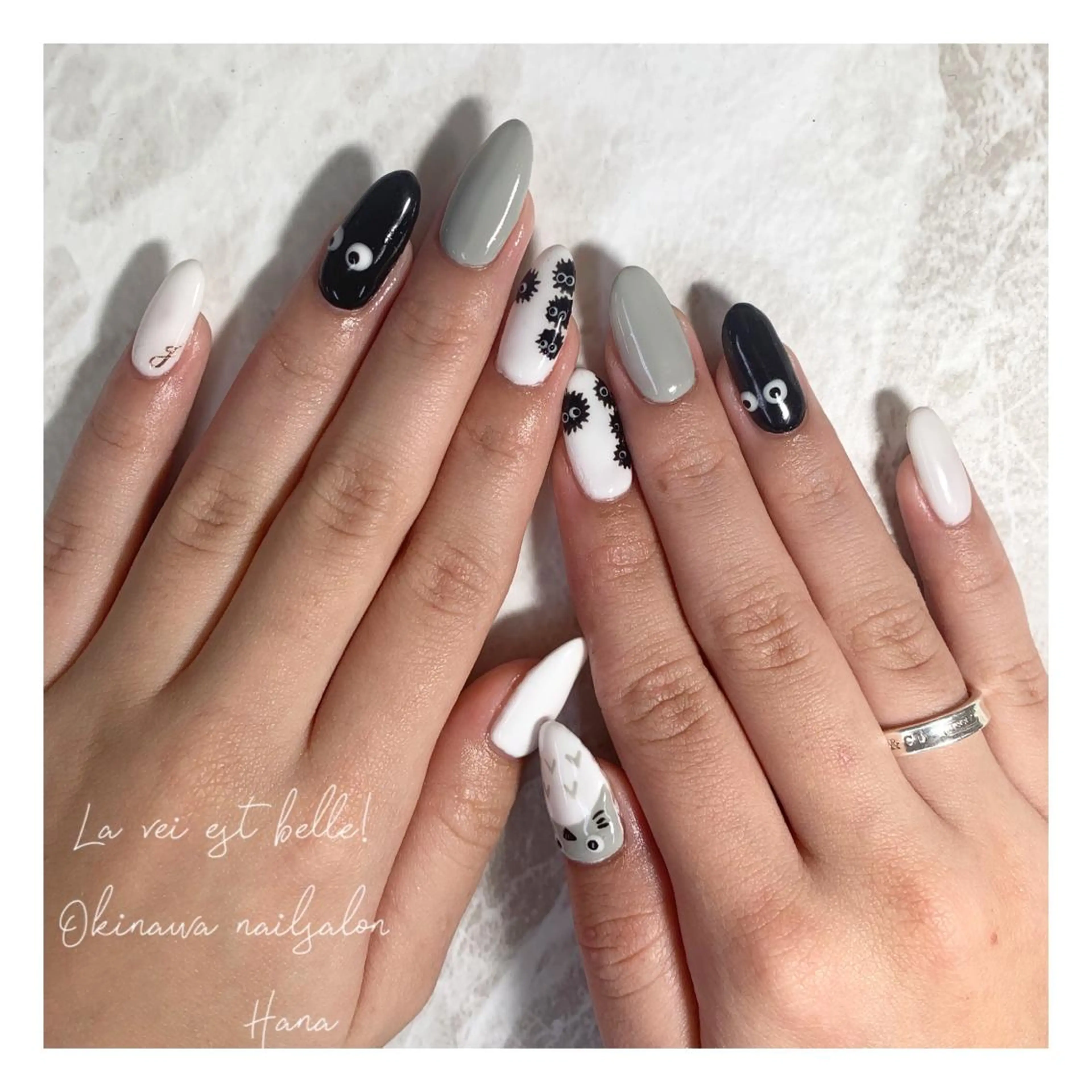 ミディアム ネイル アトリエ ラヴィエベルのネイルデザイン