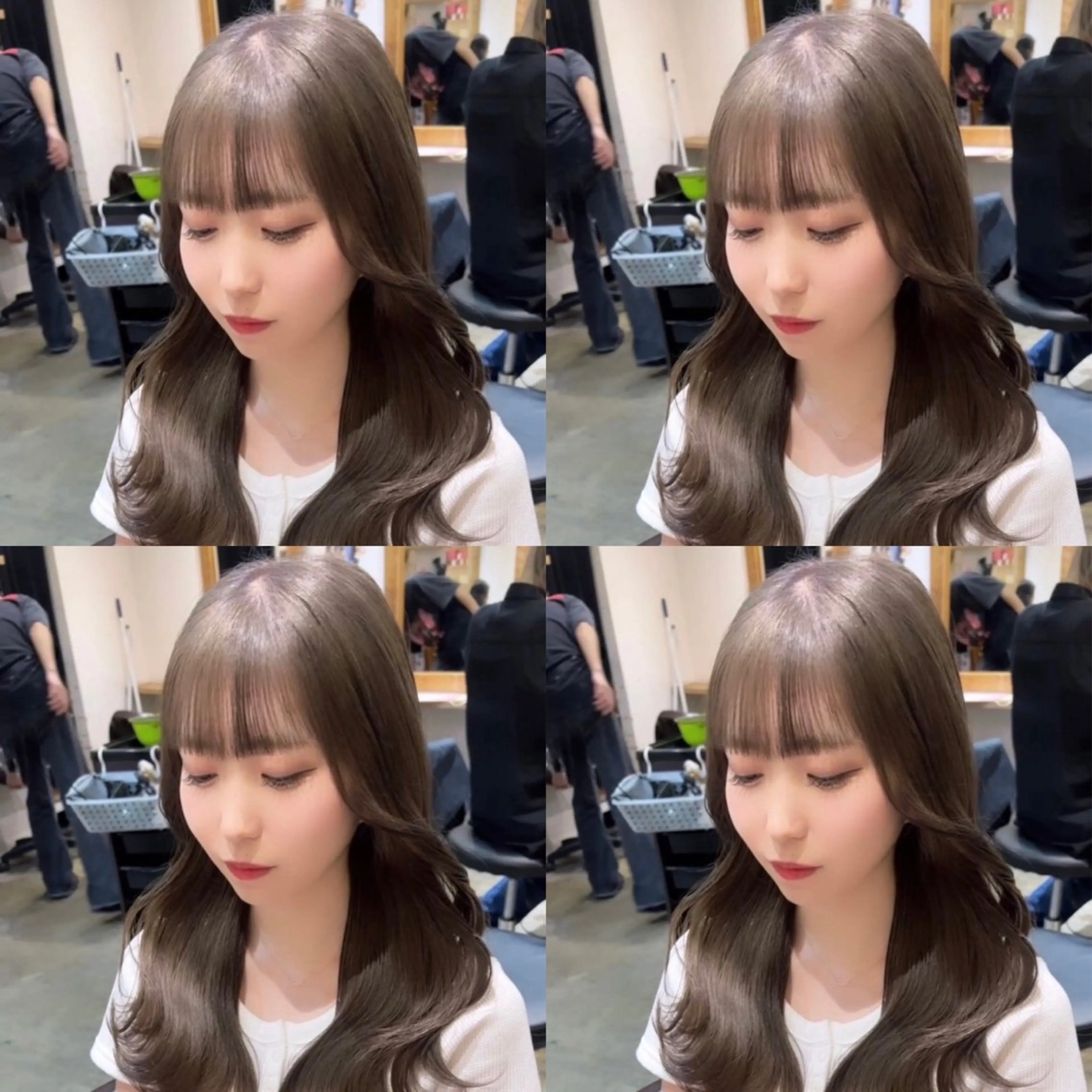 ロング カラー レイヤーカット/ 縮毛矯正🇰🇷早坂のヘアスタイル