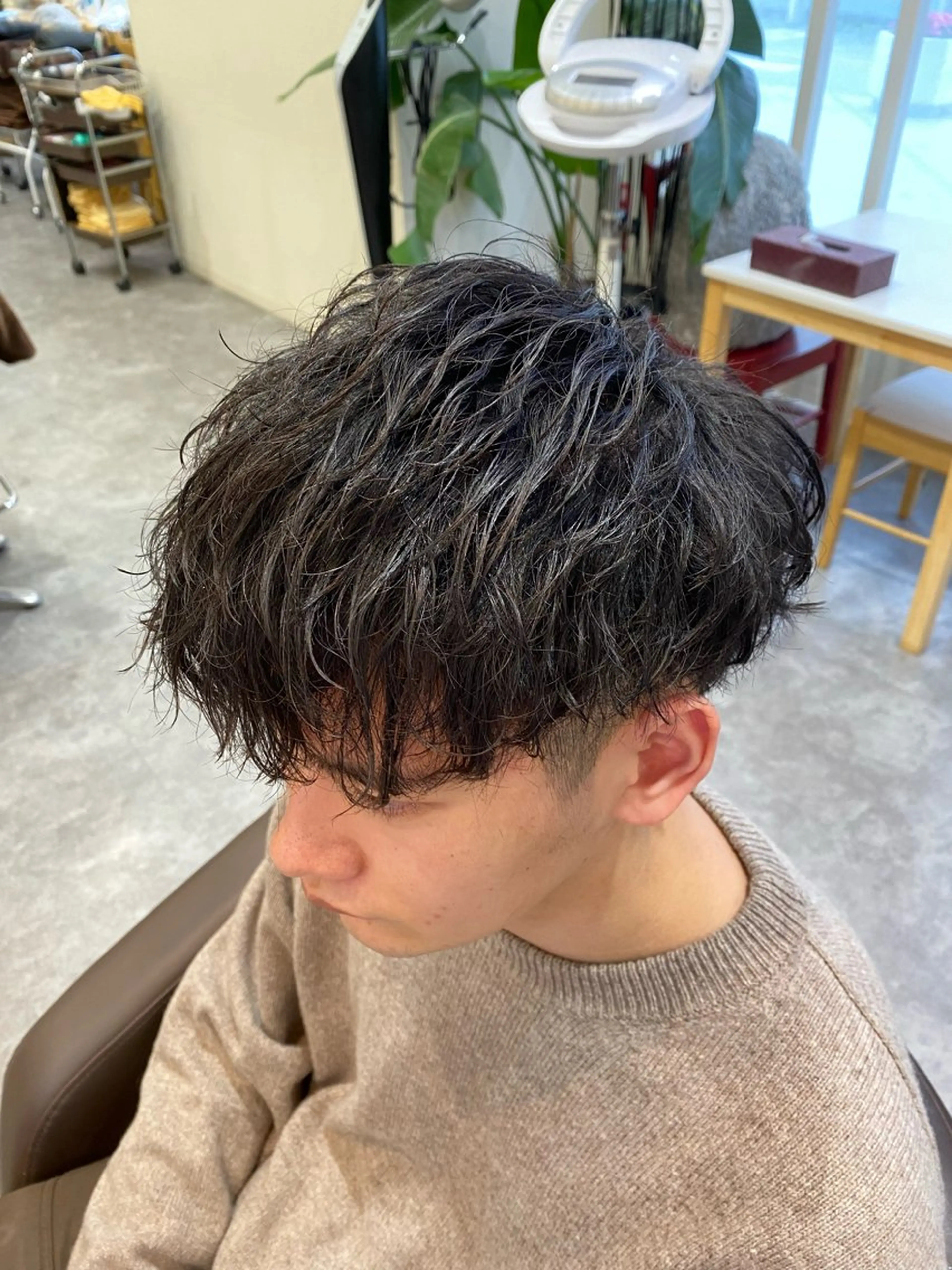 パーマ メンズ メンズ特化LIBER 石川玲央のヘアスタイル