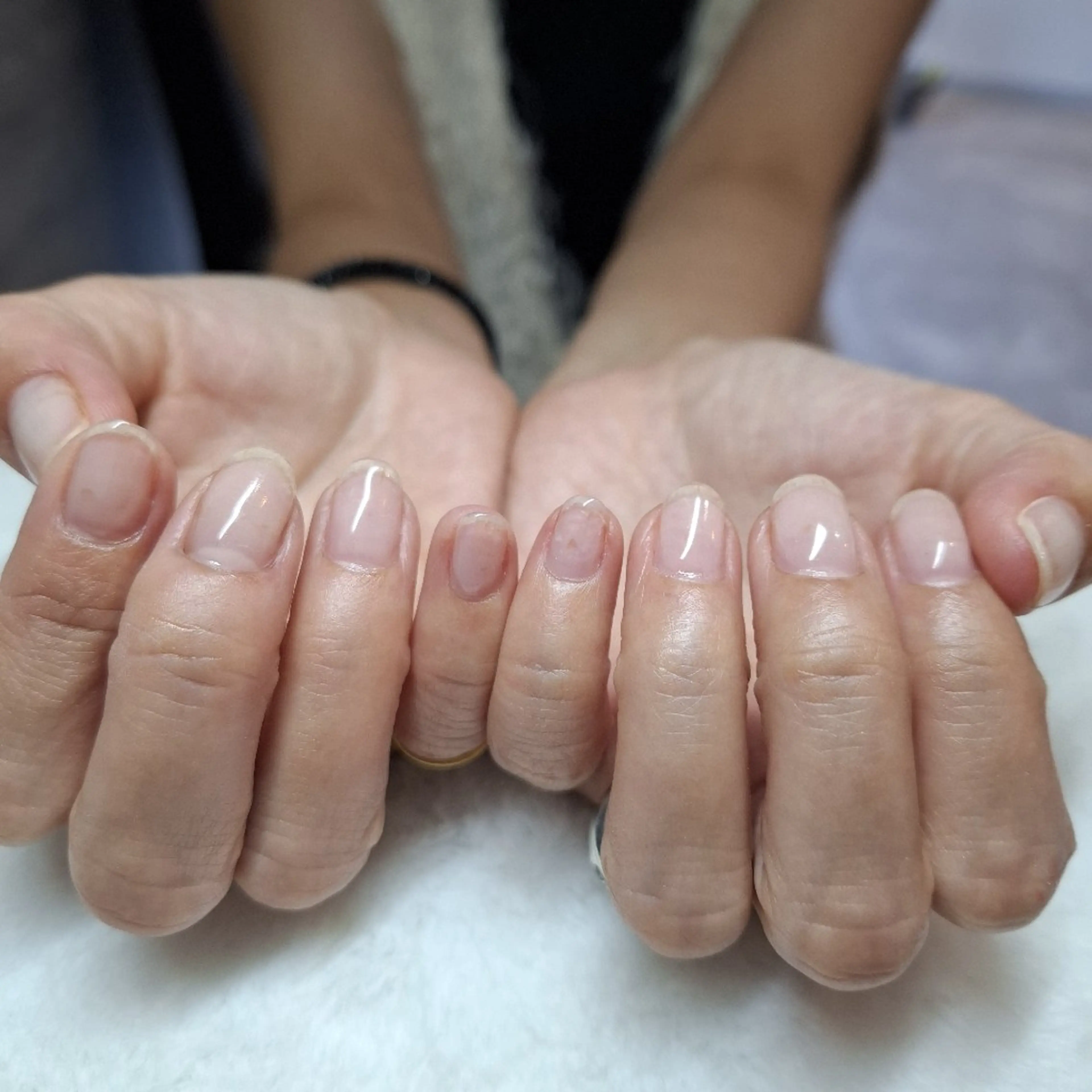 ネイル クリアネイル ジェルネイル 岡林 えりのネイルデザイン