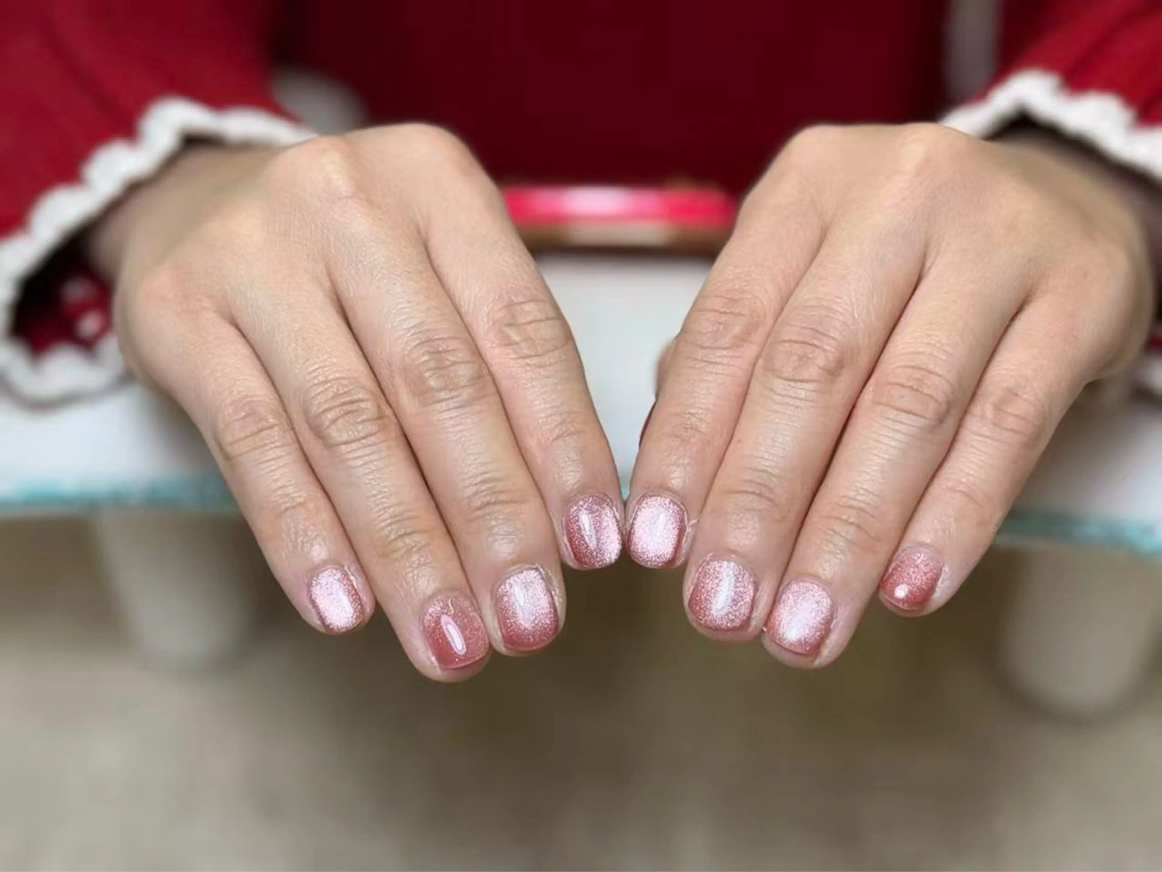 ネイル チークネイル フットネイル フレンチネイル ジェルネイル ガラスフレンチ ハンドネイル エニ Andyのネイルデザイン