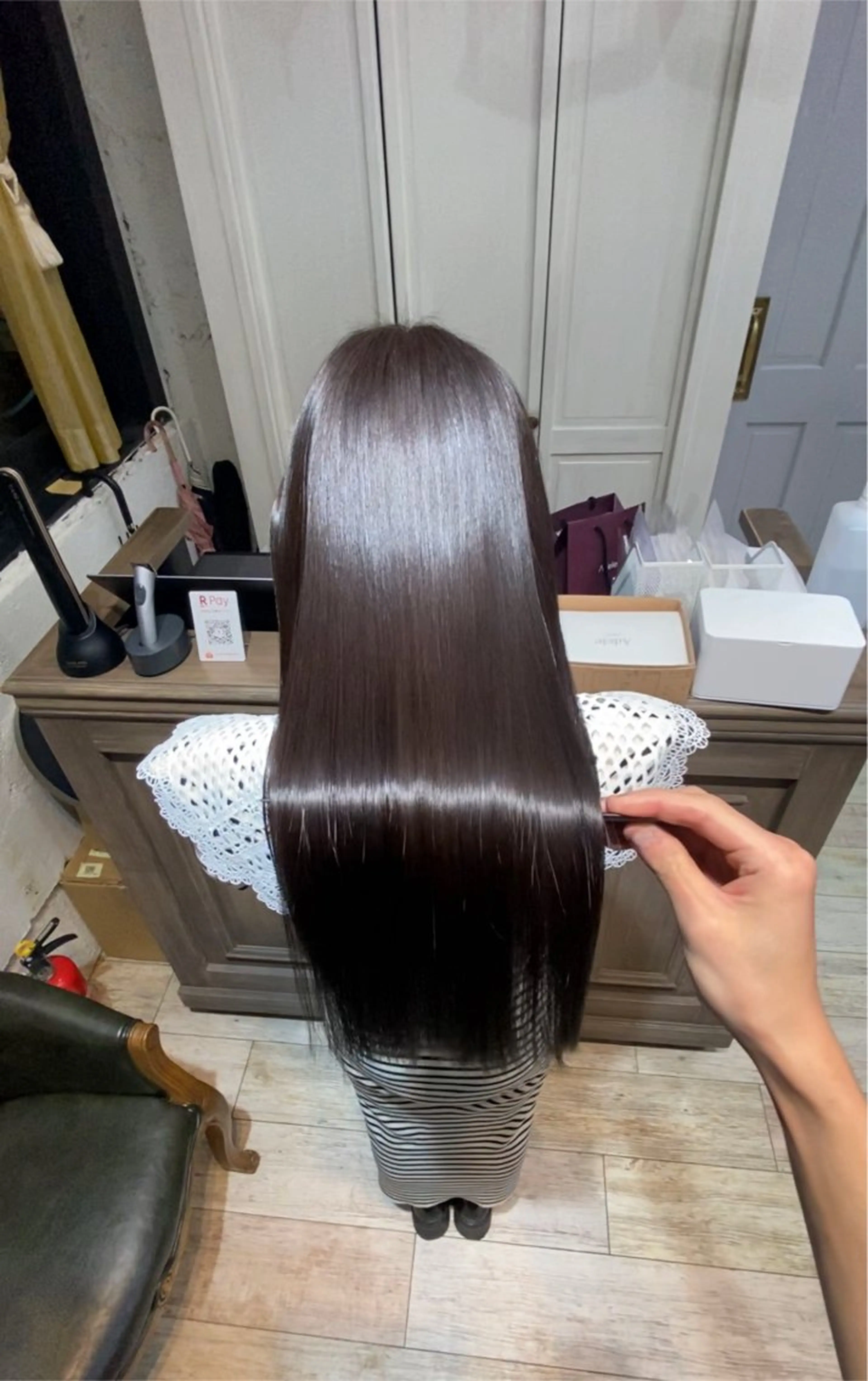 ロング 美髪ストレート/美髪 レイヤー特化増原優斗のヘアスタイル