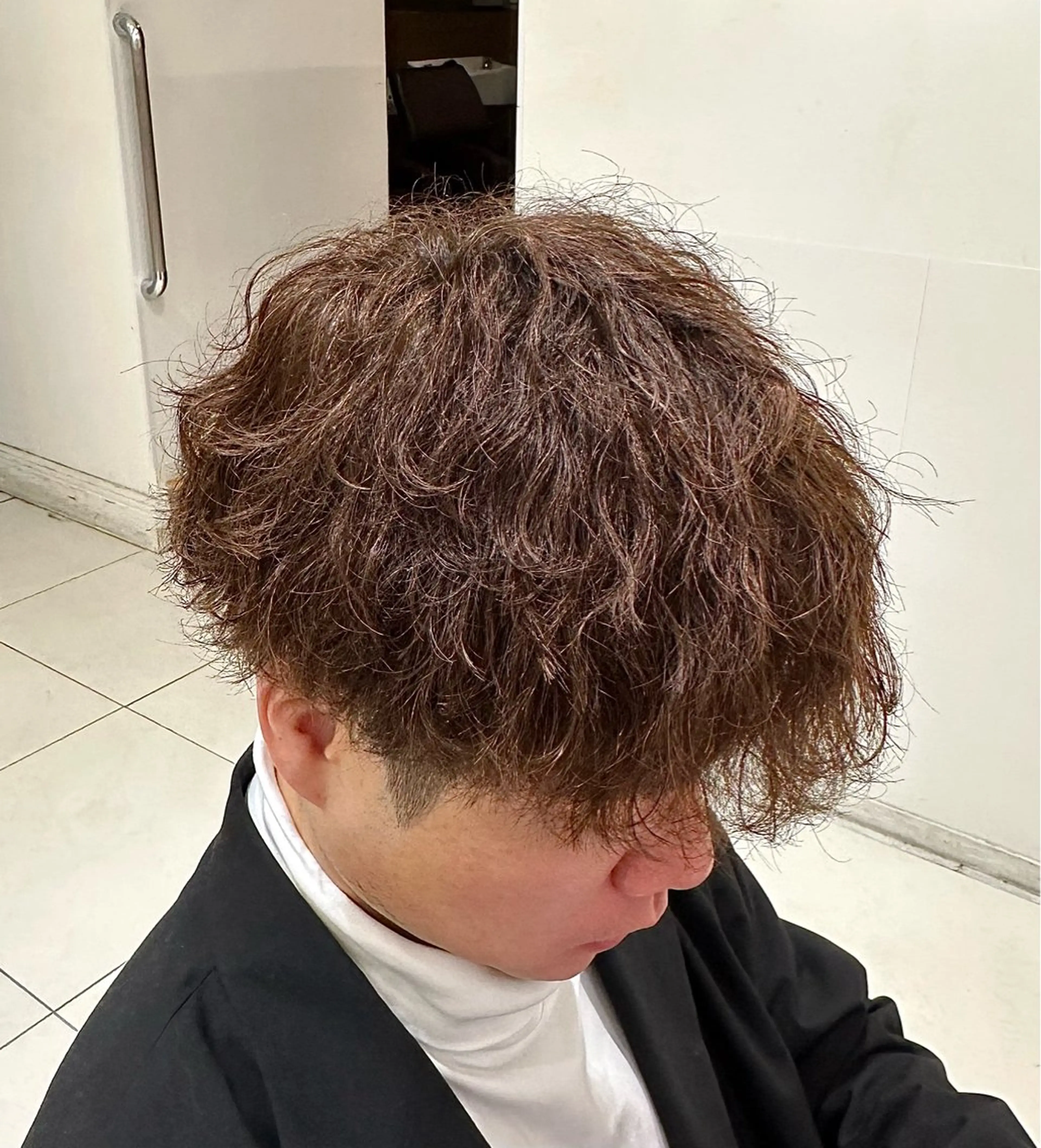 カラー ヘアアレンジ メンズ メンズパーマ 波巻きパーマ カット パーマ ユージ ✂︎ カット／パーマ特化のヘアスタイル